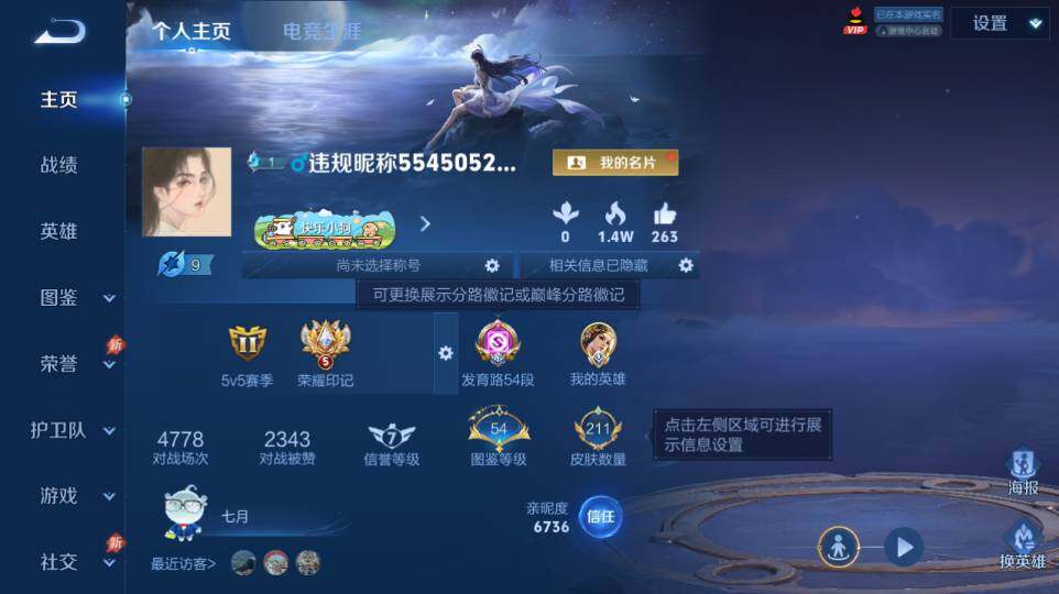 WZQM4335226王者荣耀账号详情图8