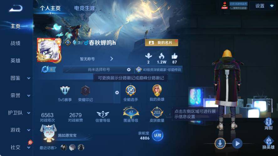 WZLX4333870王者荣耀账号详情图6