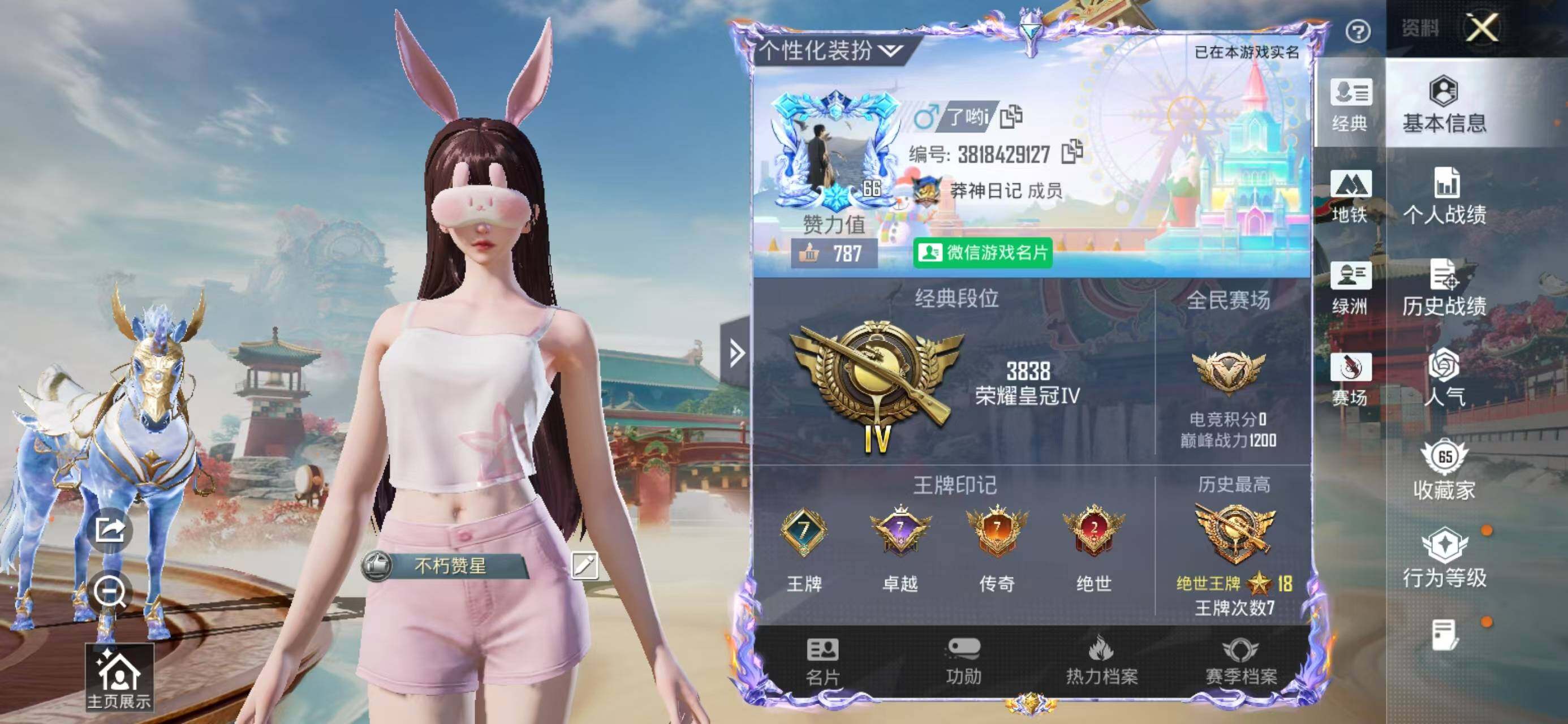 HPLX4192656和平精英账号详情图2