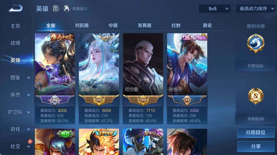 WZLX4333921王者荣耀账号详情图4