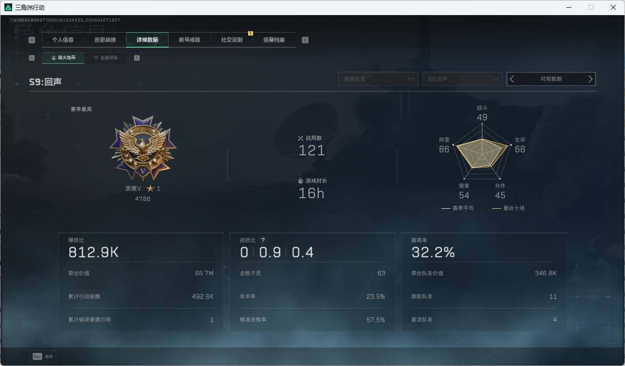 SJZQM4109824三角洲行动账号详情图11