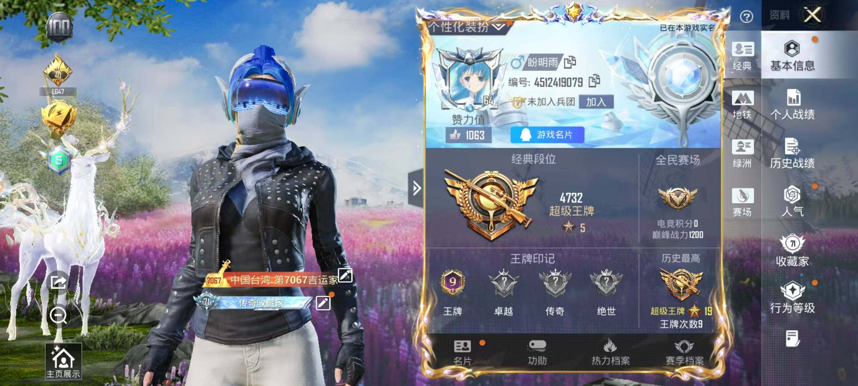 HPEY4193666和平精英账号详情图5