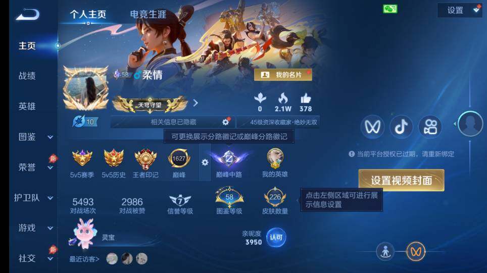 WZQM4335230王者荣耀账号详情图8