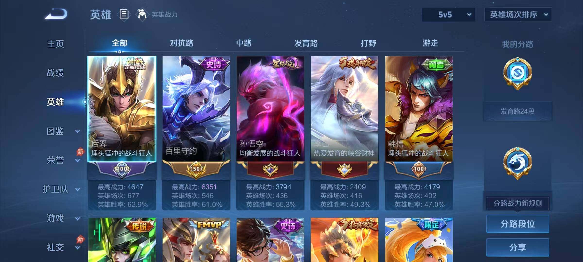 WZJZ4353856王者荣耀账号详情图6