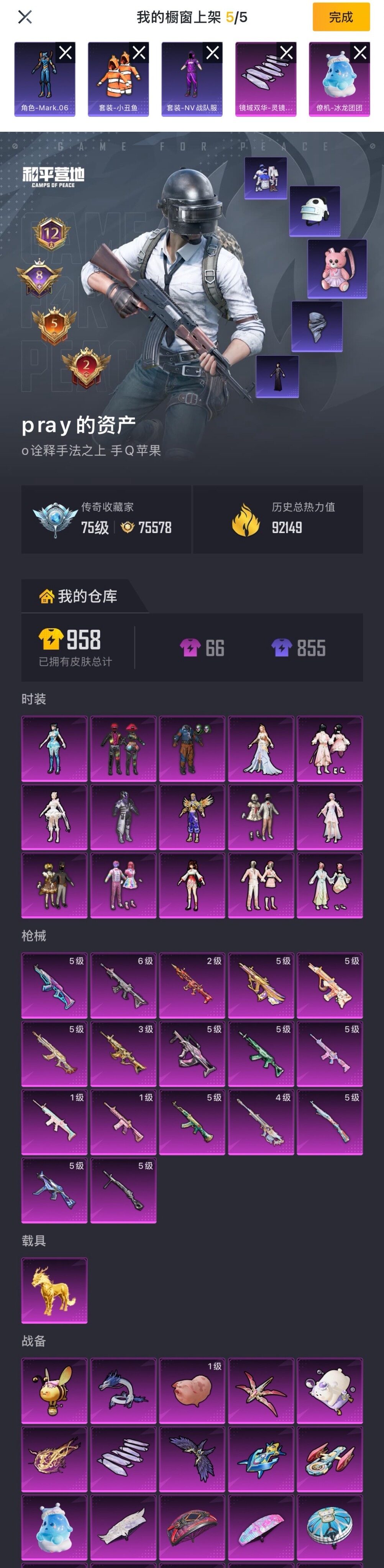 HPLX4193861和平精英账号详情图6