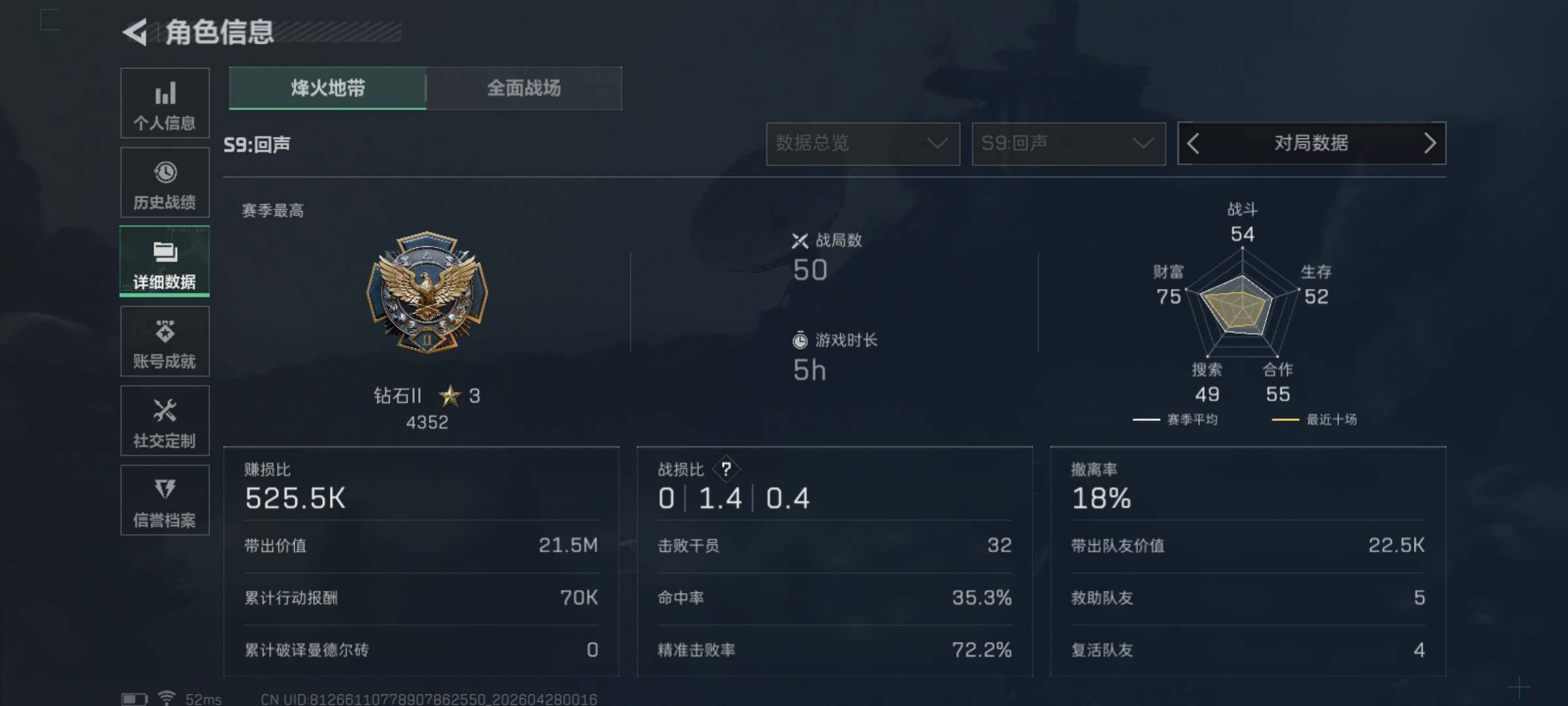 SJZQM4107384三角洲行动账号详情图6
