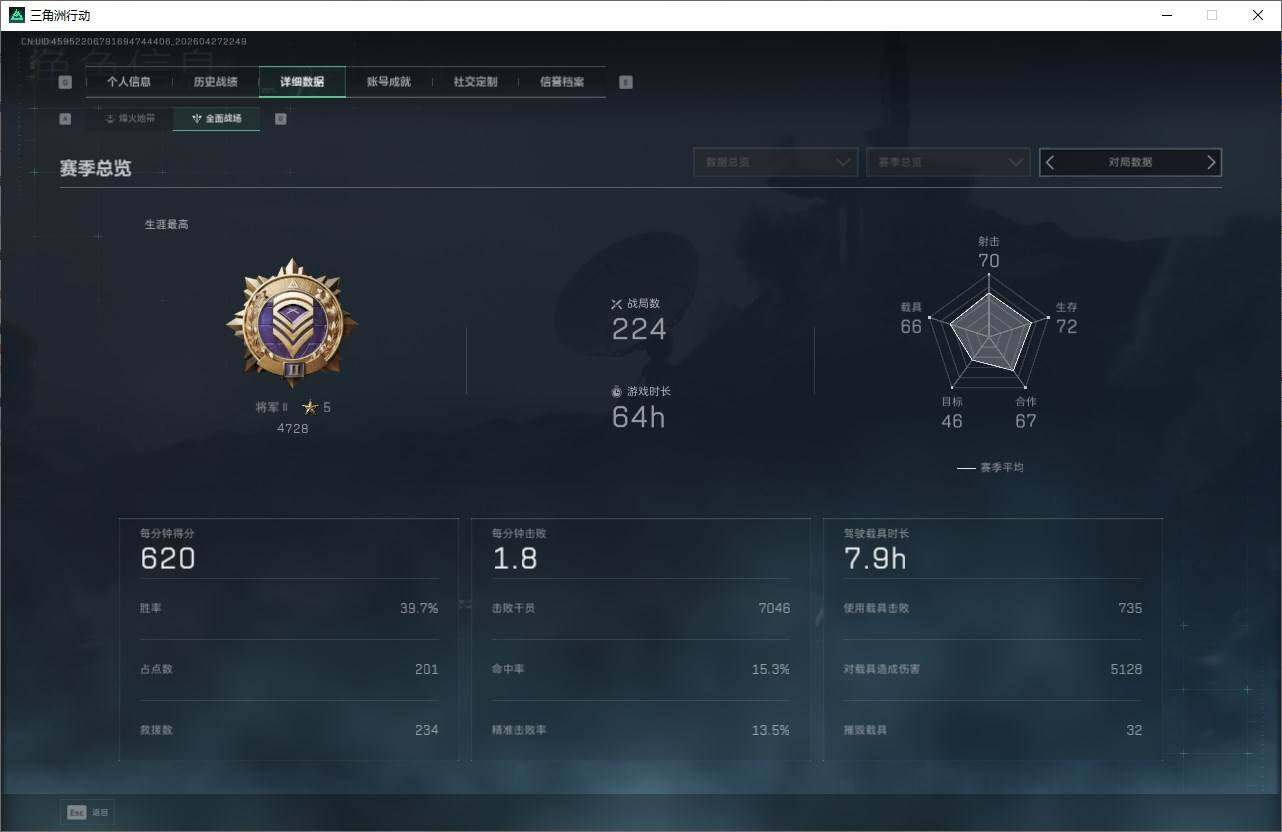 SJZQM4107414三角洲行动账号详情图6