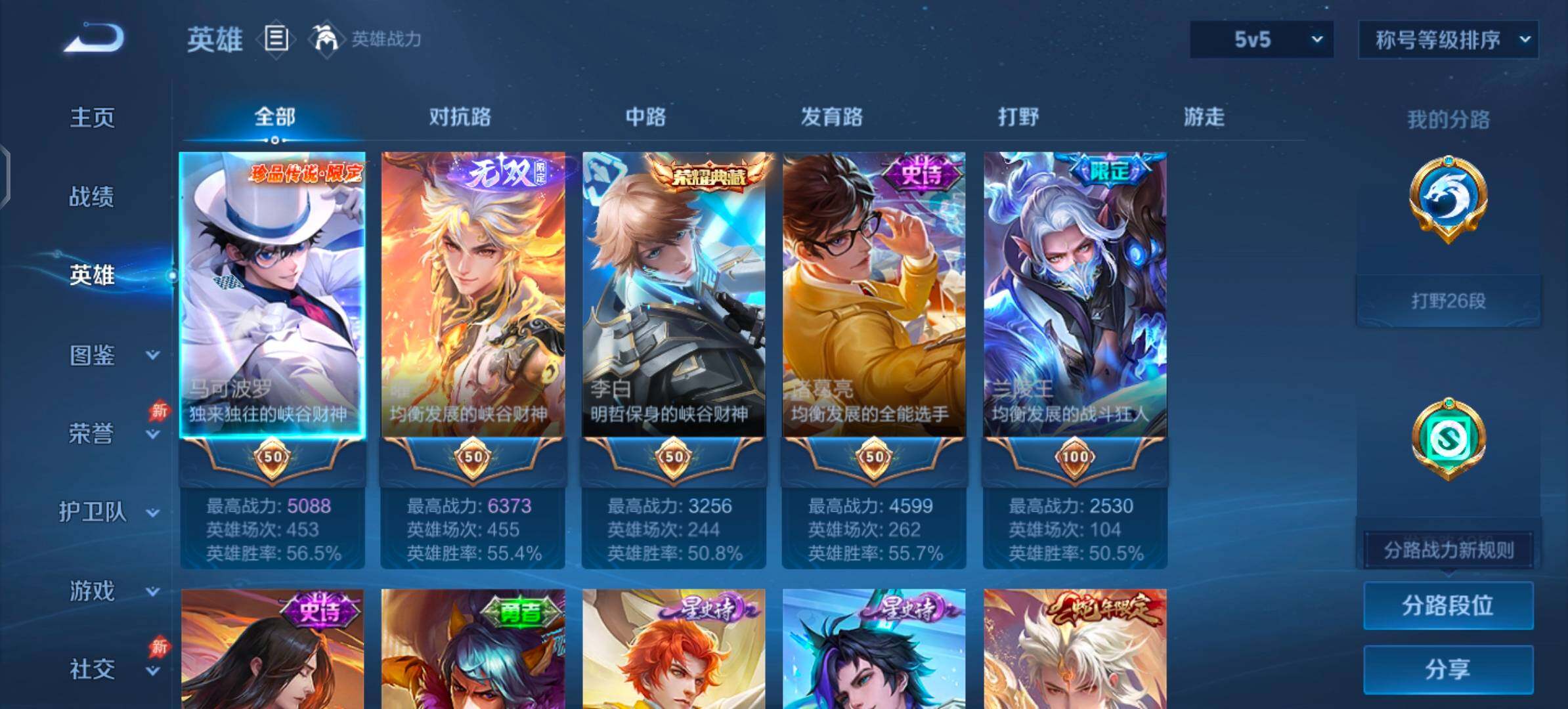 WZLX4335462王者荣耀账号详情图3