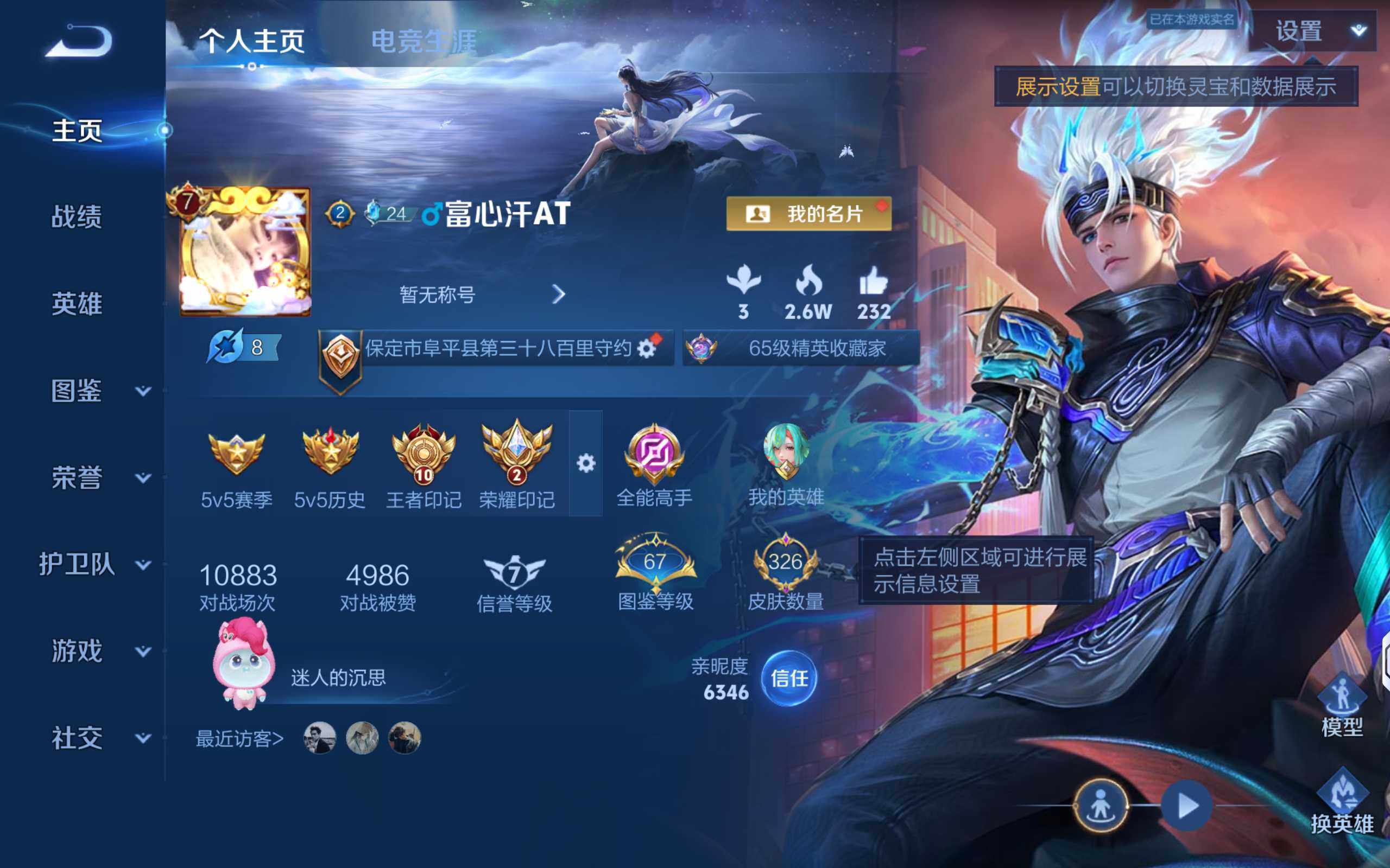 WZLX4335253王者荣耀账号详情图2