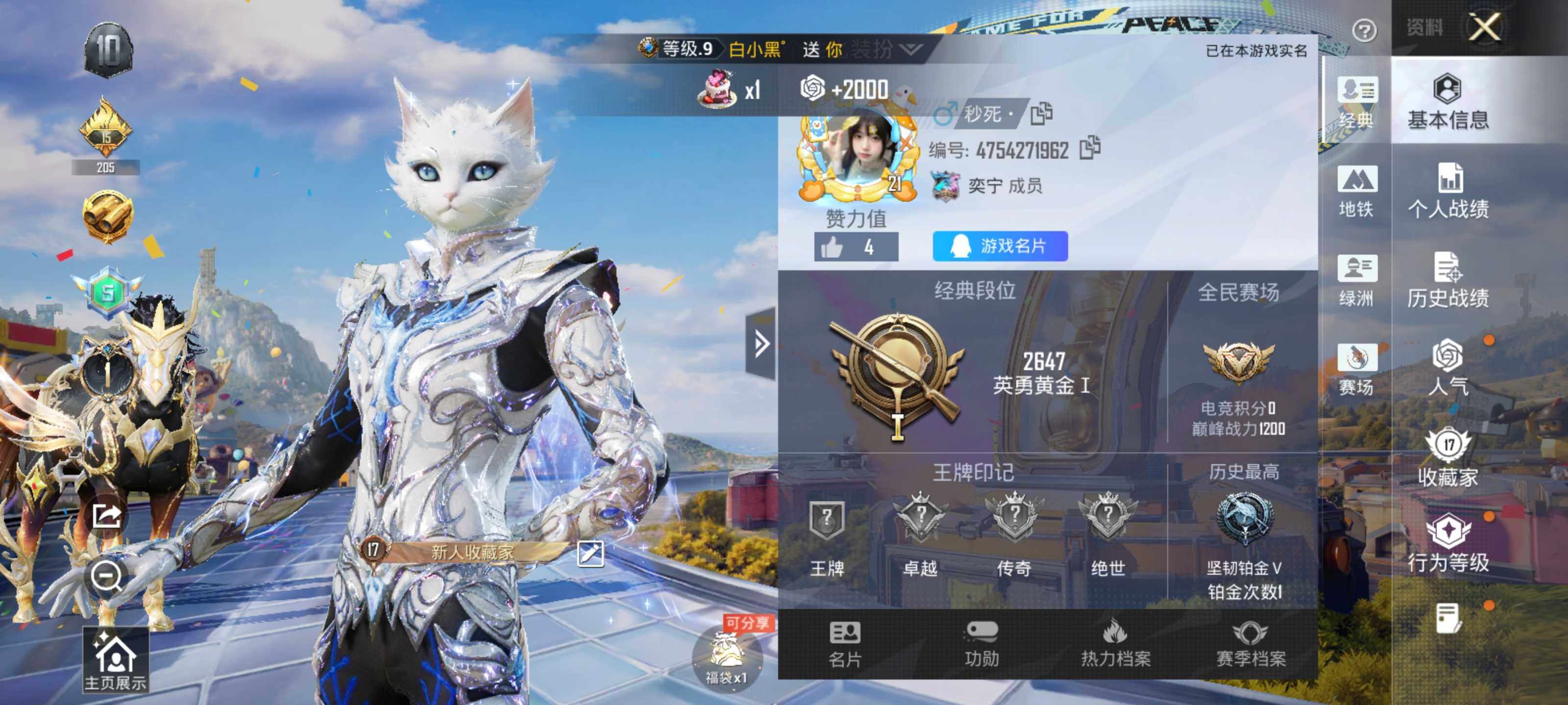 HPLE4194159和平精英账号详情图4