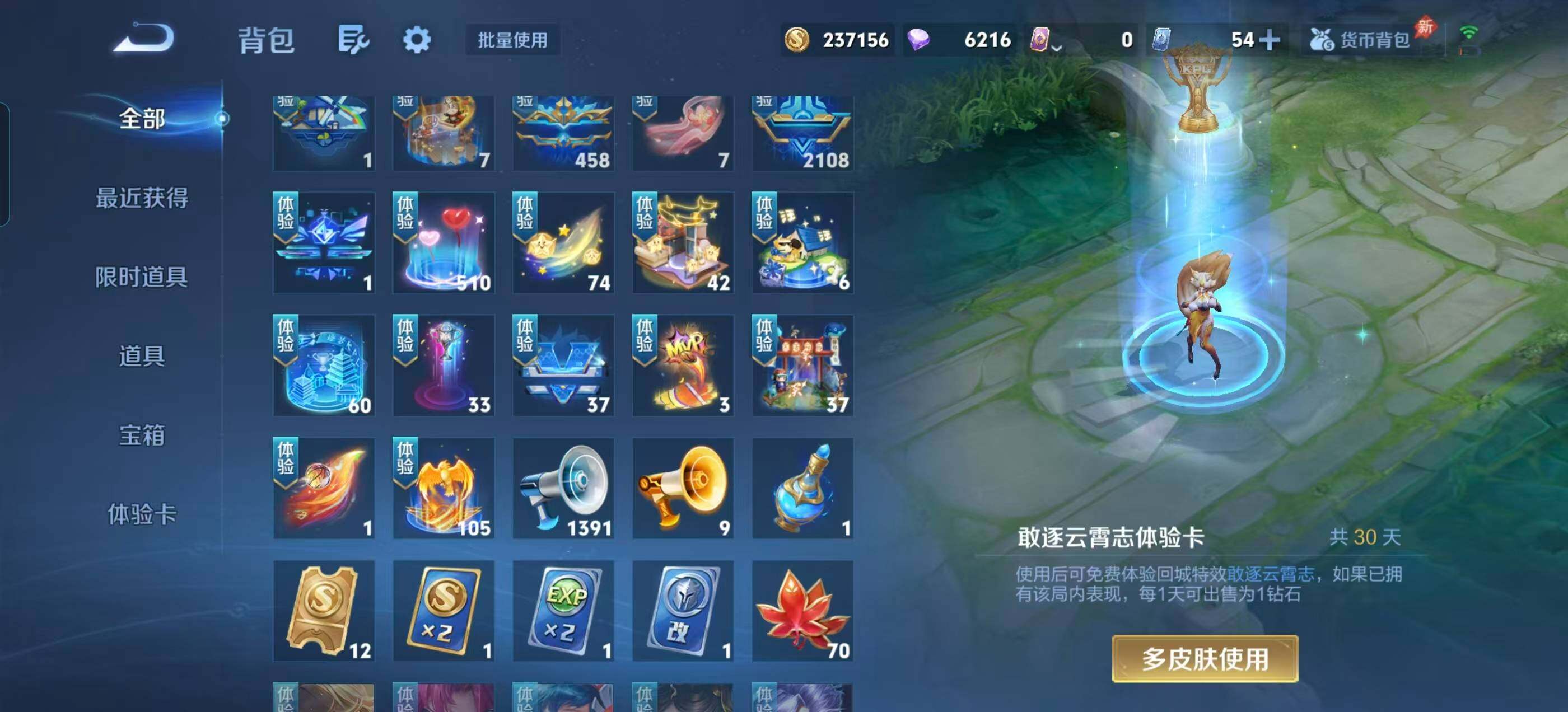 WZLX4340266王者荣耀账号详情图15