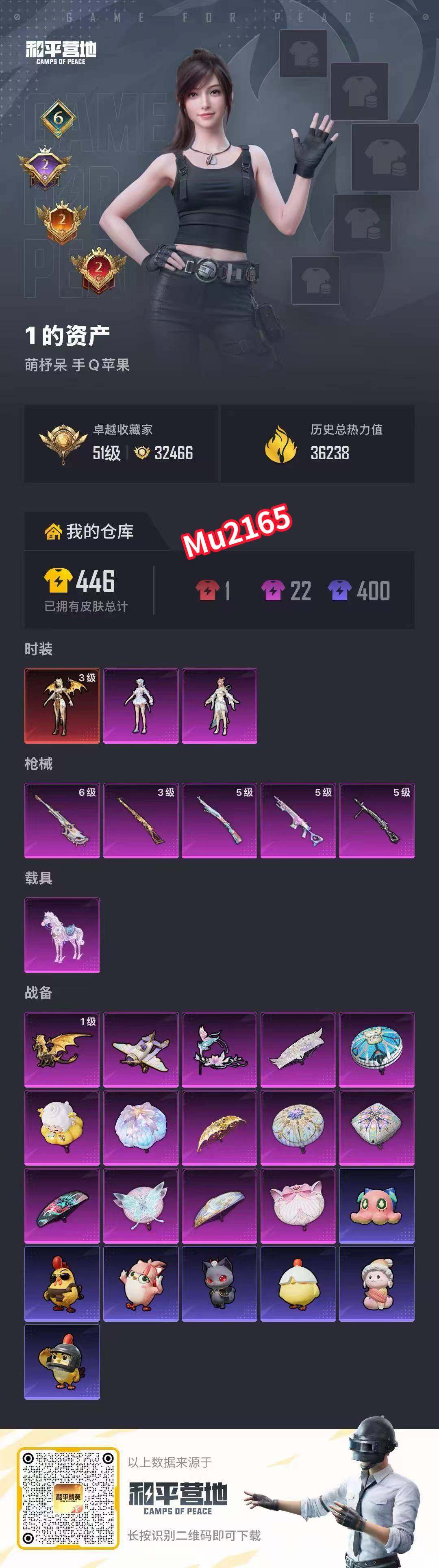 HPLX4193889和平精英账号详情图2