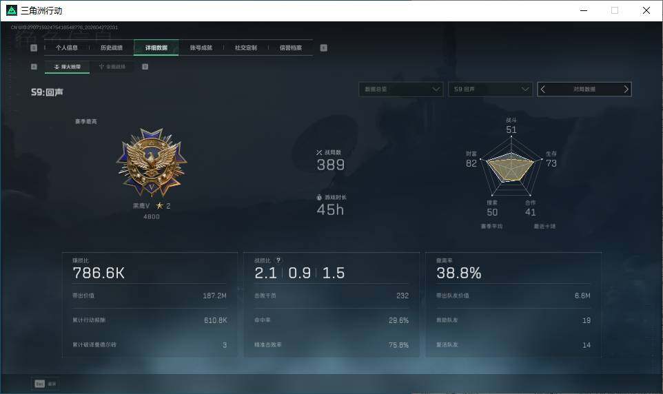 SJZQM4109774三角洲行动账号详情图12