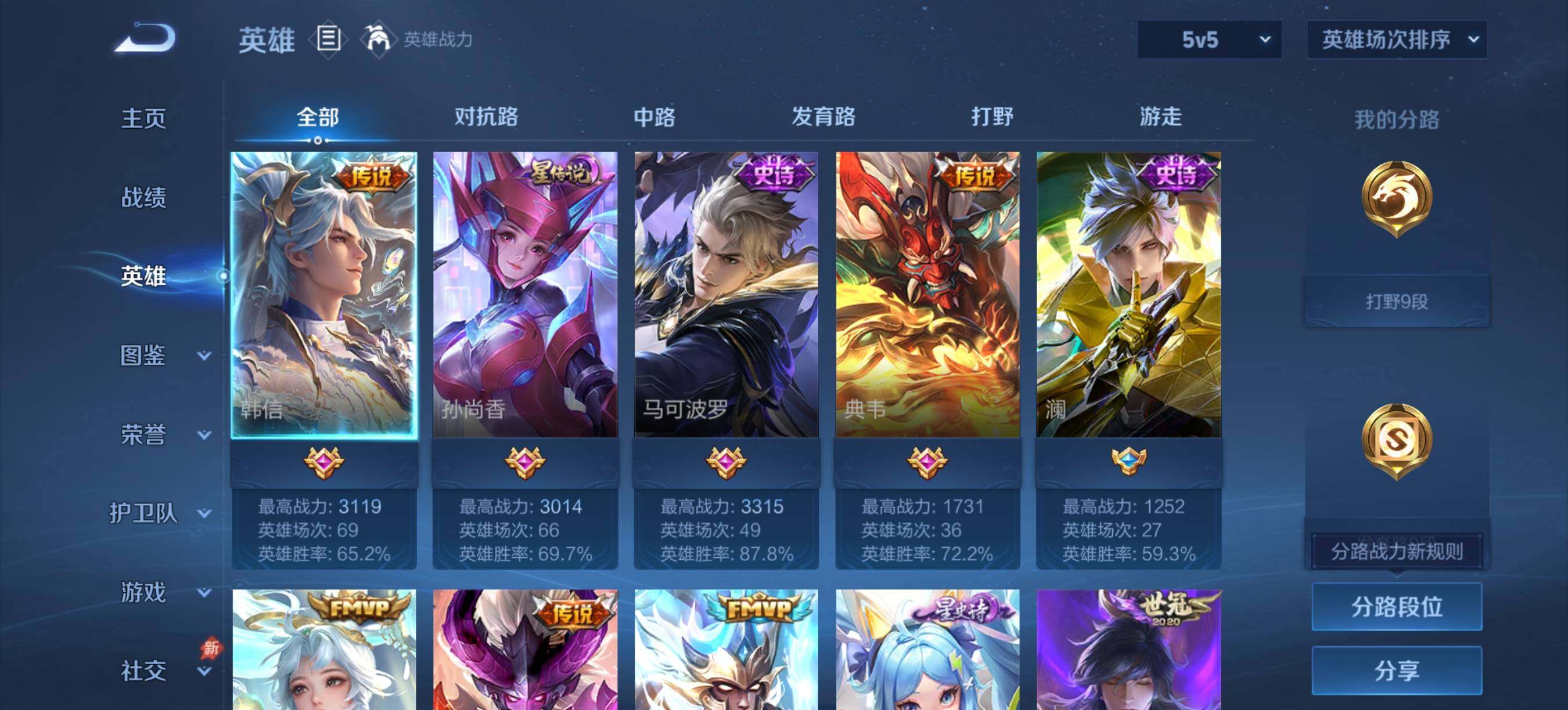 WZLX4335702王者荣耀账号详情图3