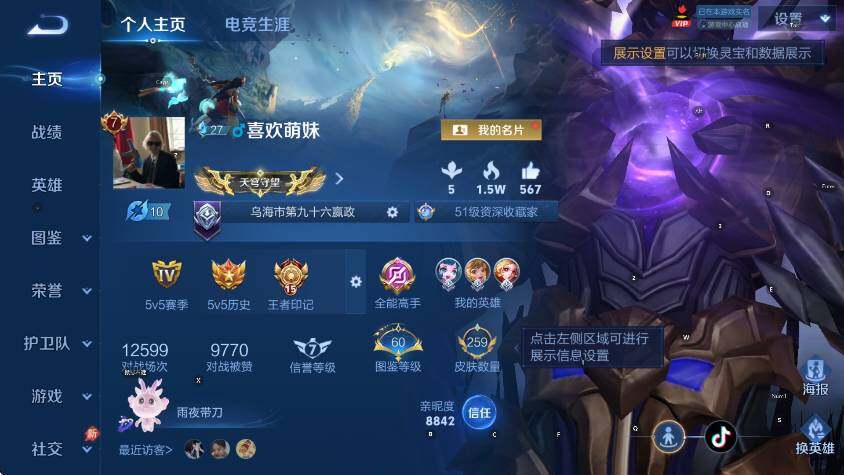 WZLX4335820王者荣耀账号详情图6