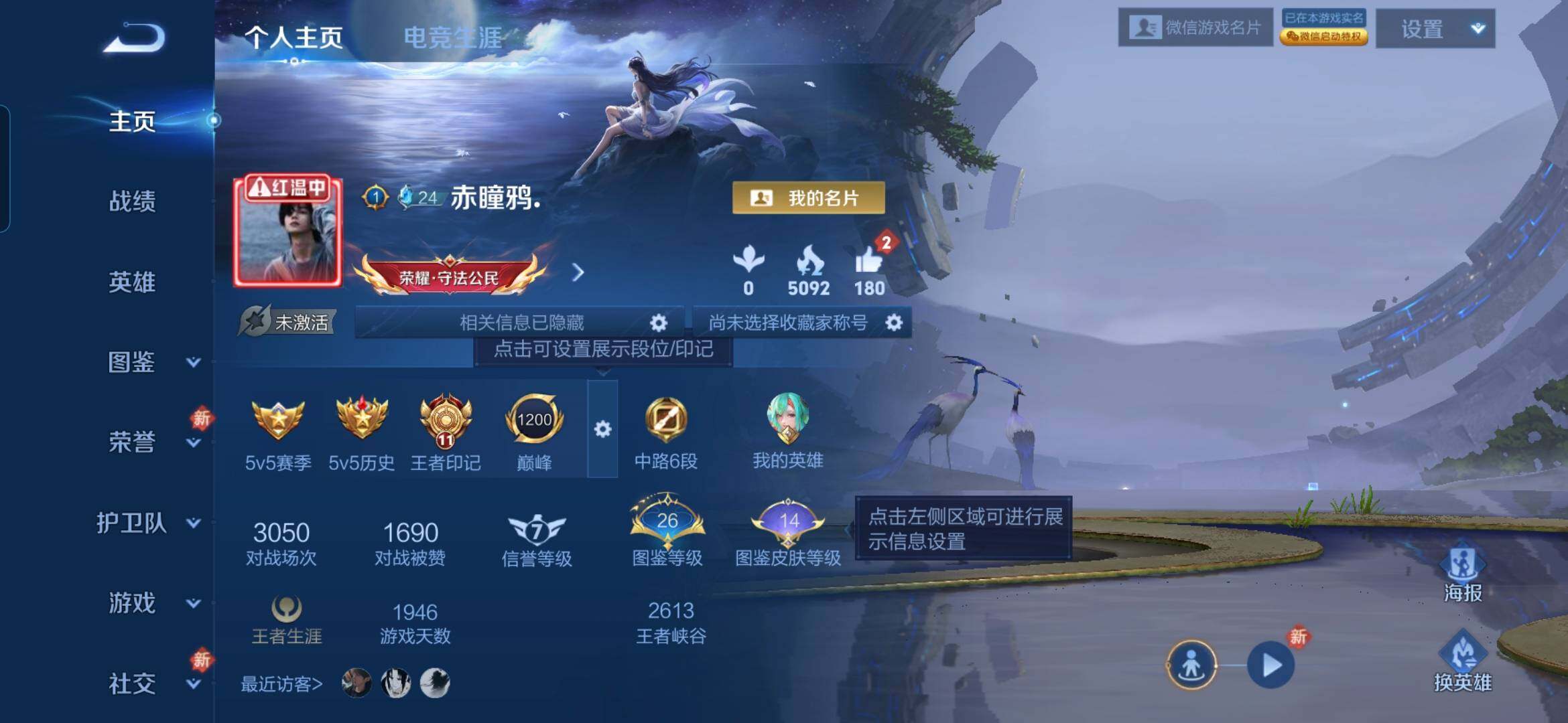 WZDN4335798王者荣耀账号详情图3