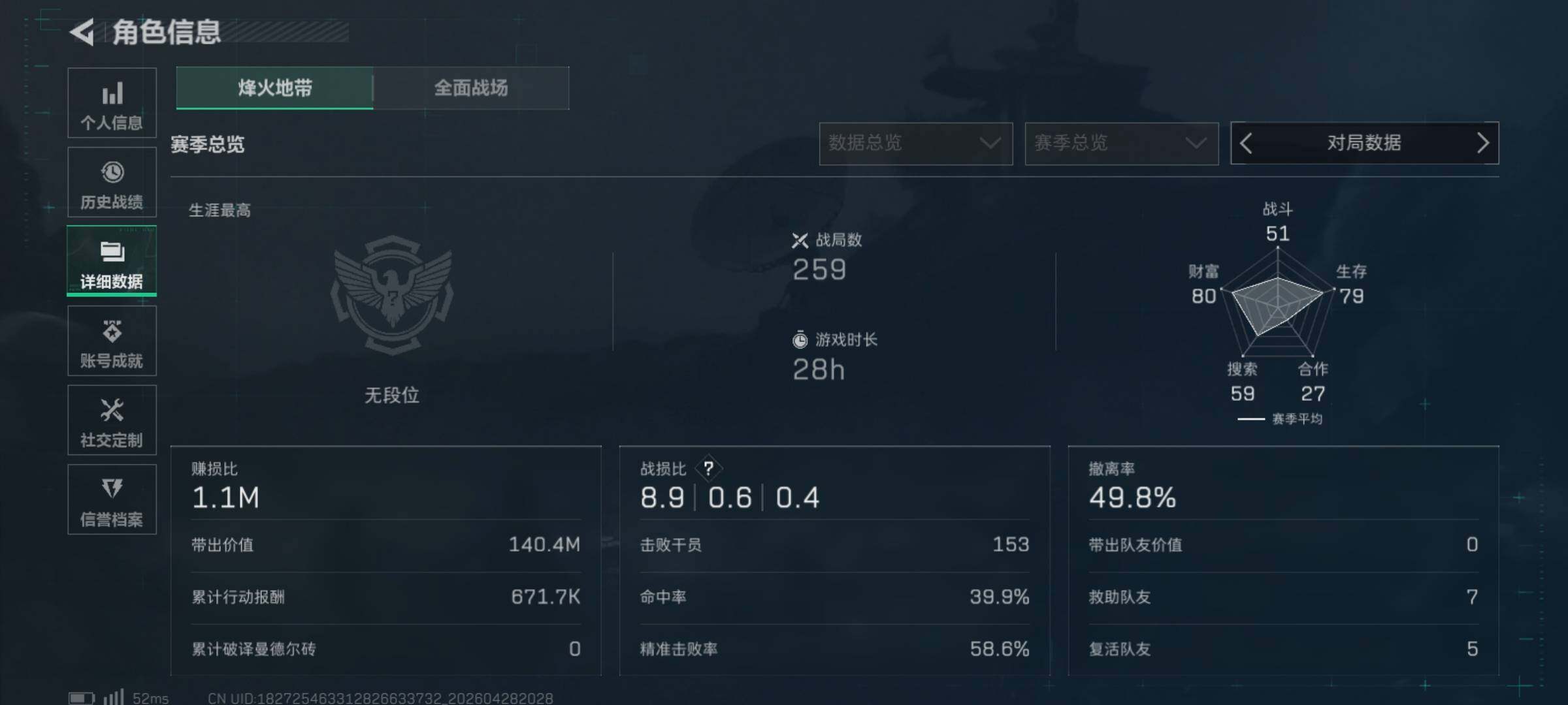 SJZQM4108049三角洲行动账号详情图7