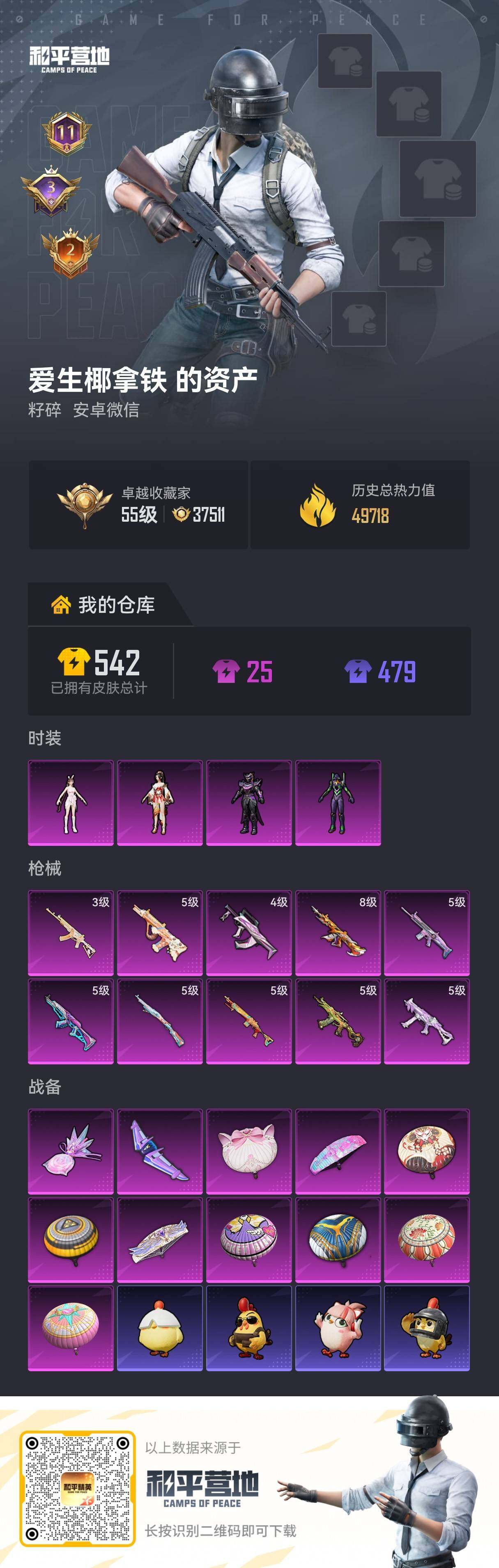 HPLX4194248和平精英账号详情图2