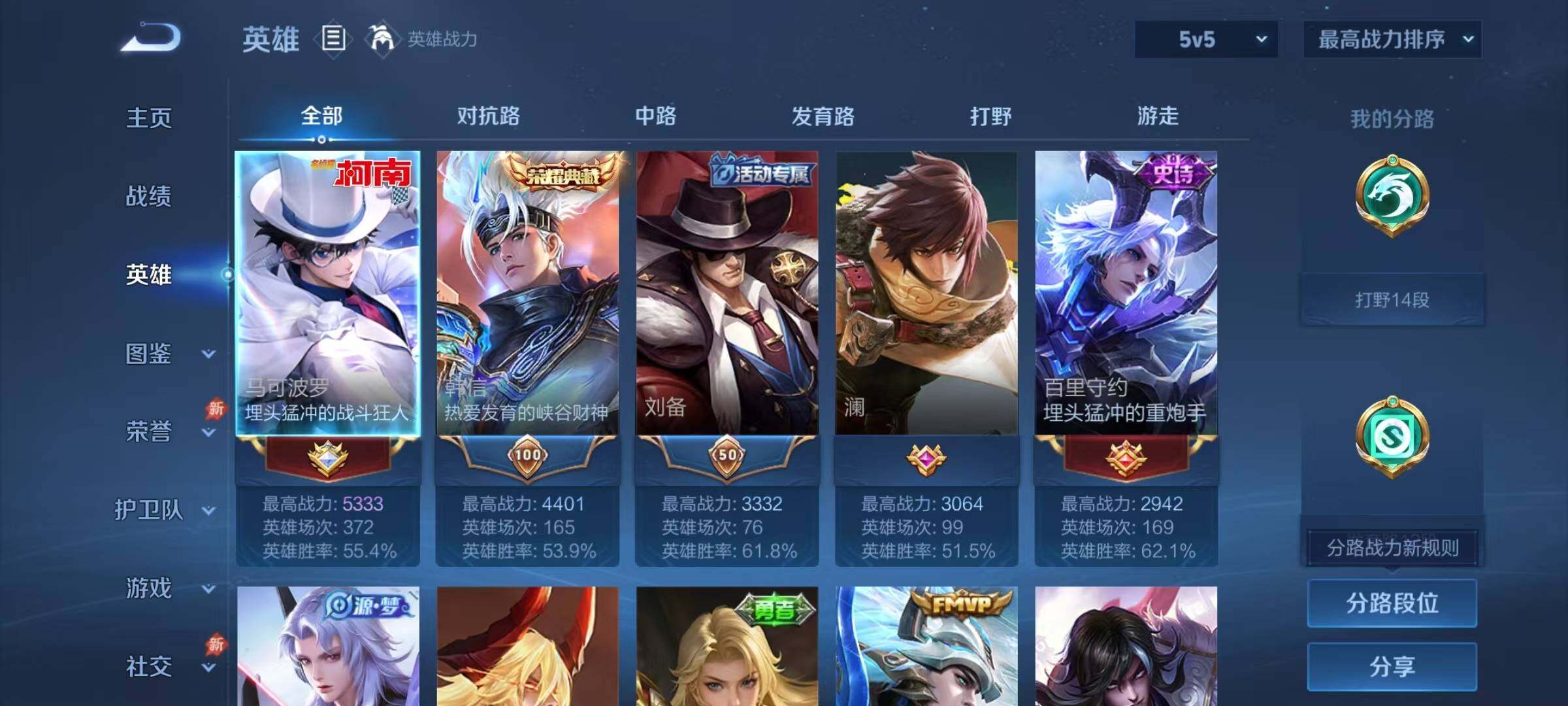 WZJZ4346294王者荣耀账号详情图5
