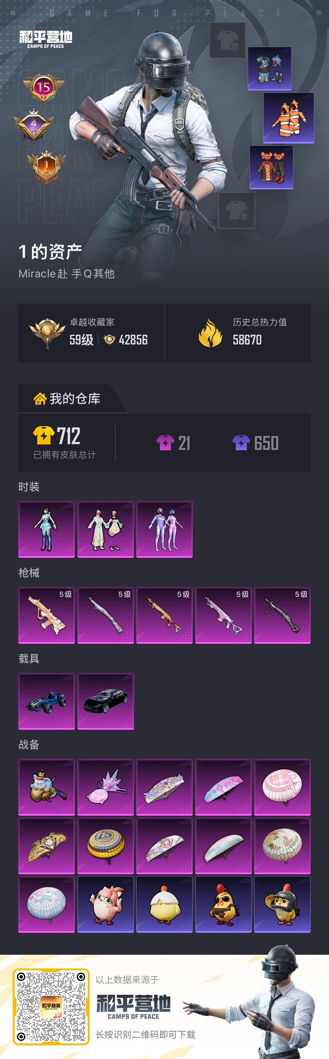 HPLX4195367和平精英账号详情图5