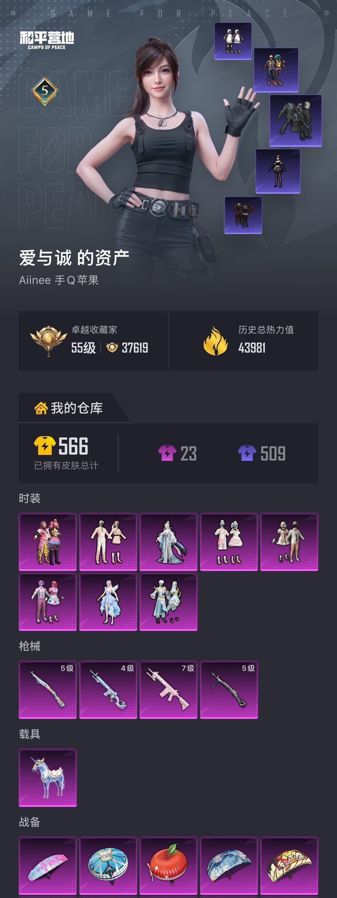 HPLX4195375和平精英账号详情图4