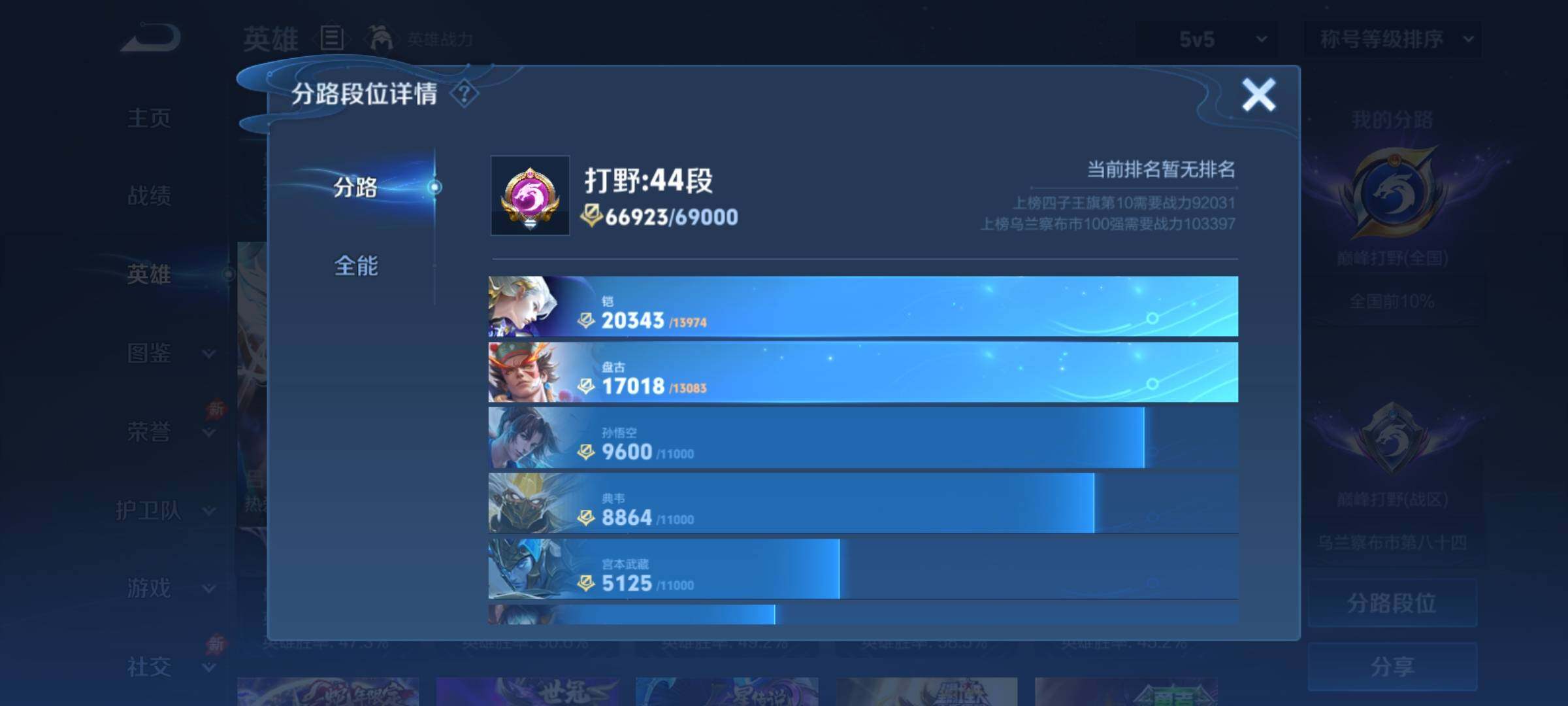 WZCMY4339957王者荣耀账号详情图6
