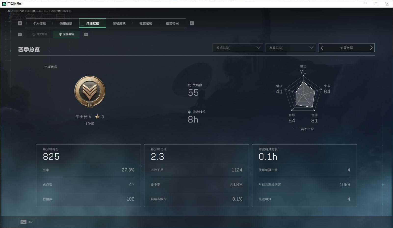 SJZQM4108974三角洲行动账号详情图6