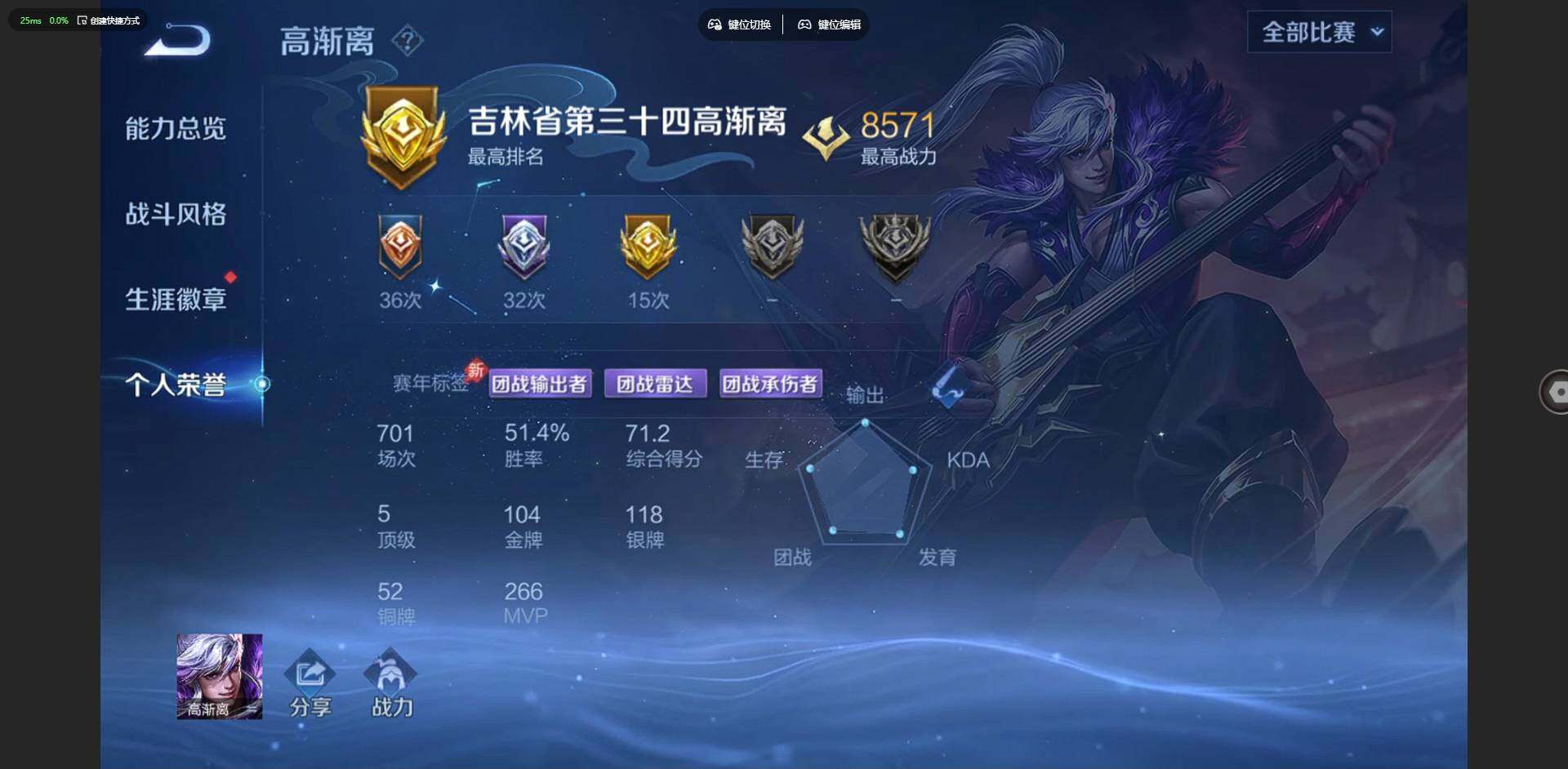 WZLX4340777王者荣耀账号详情图5