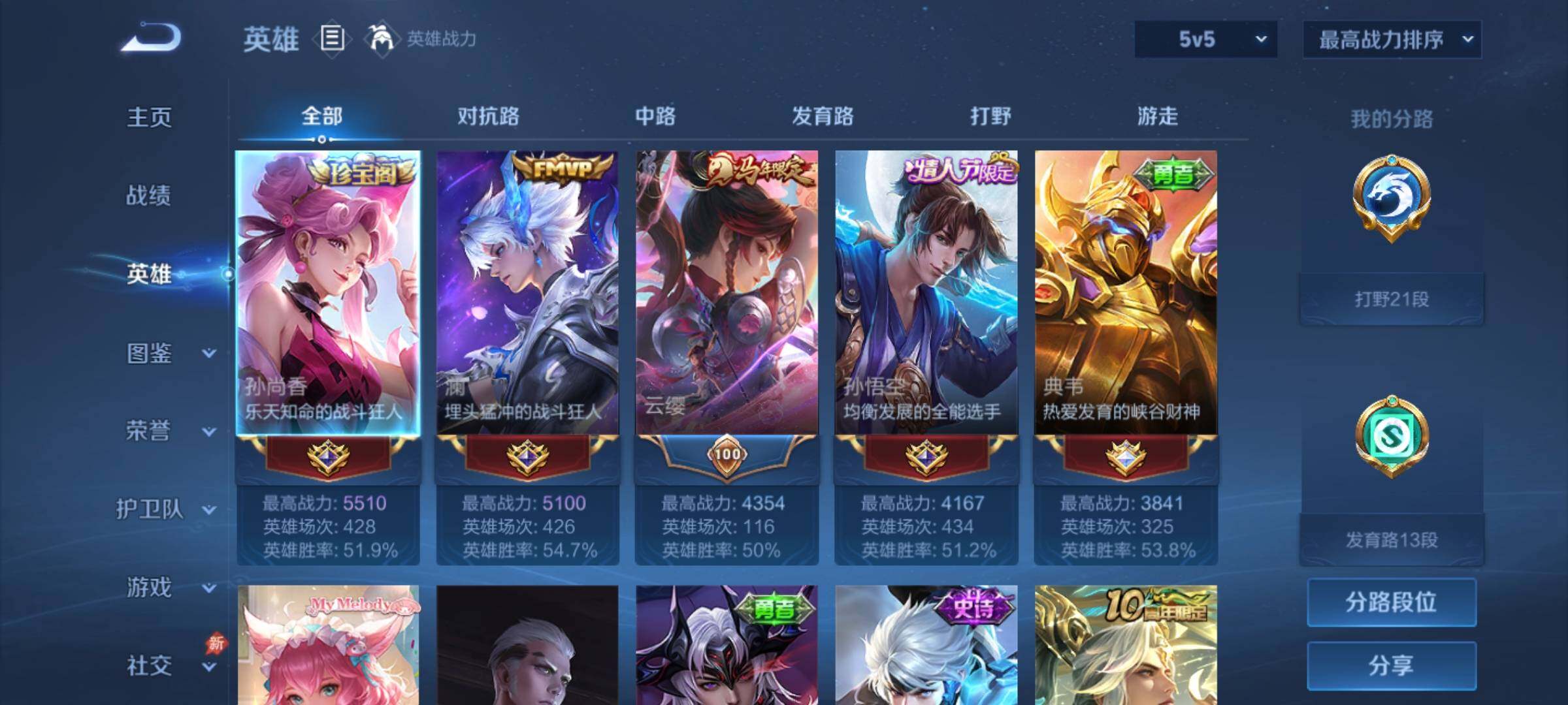 WZEY4340740王者荣耀账号详情图7