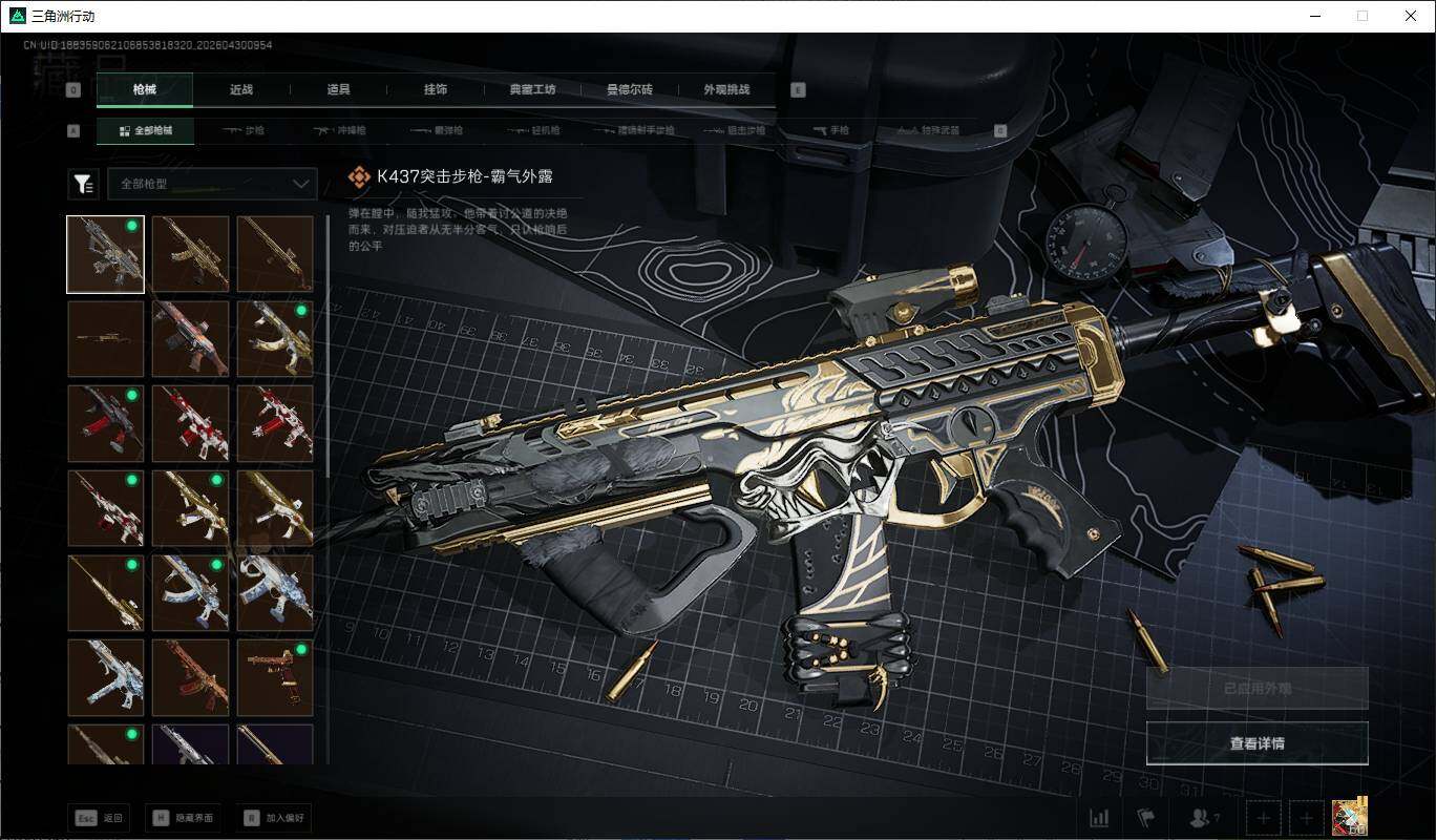 SJZQM4110016三角洲行动账号详情图11