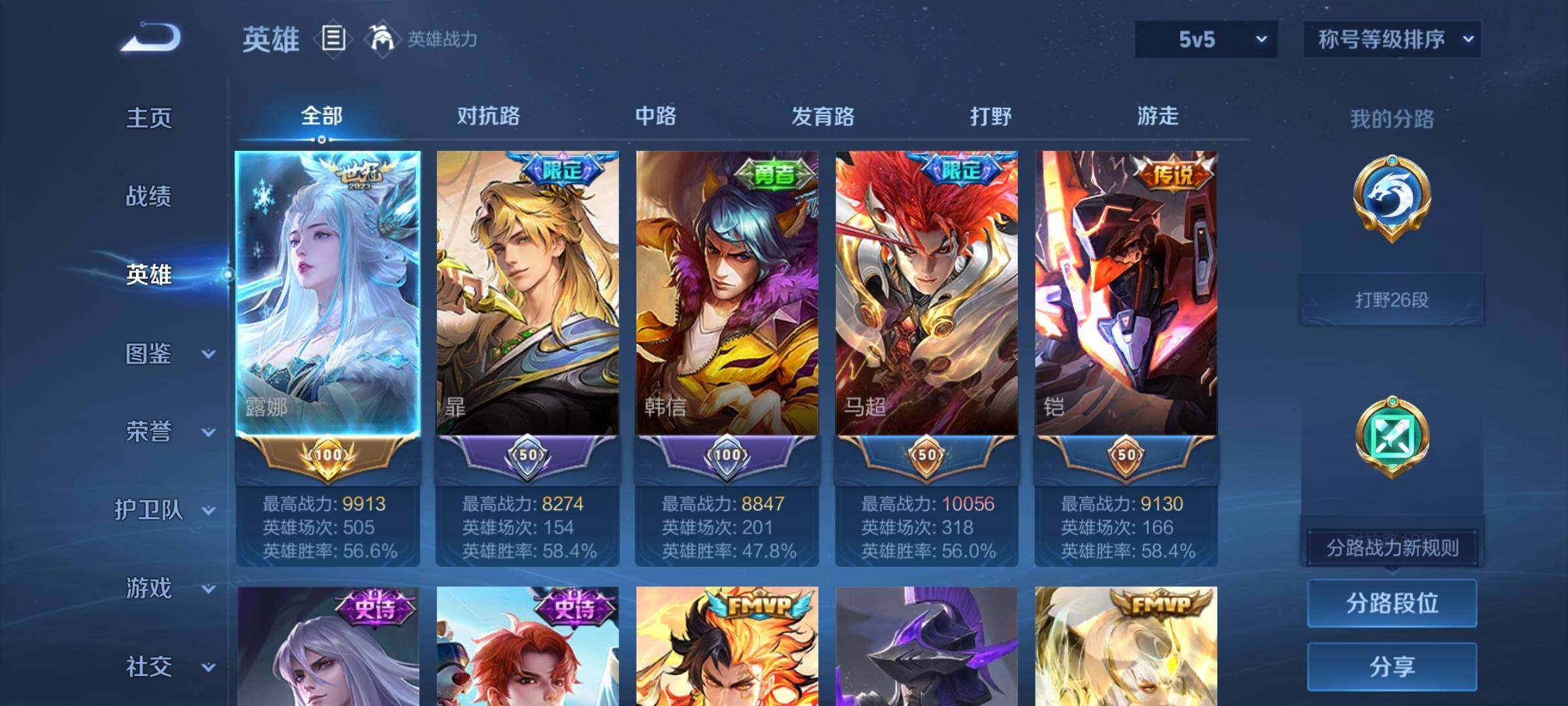 WZCMY4341676王者荣耀账号详情图4