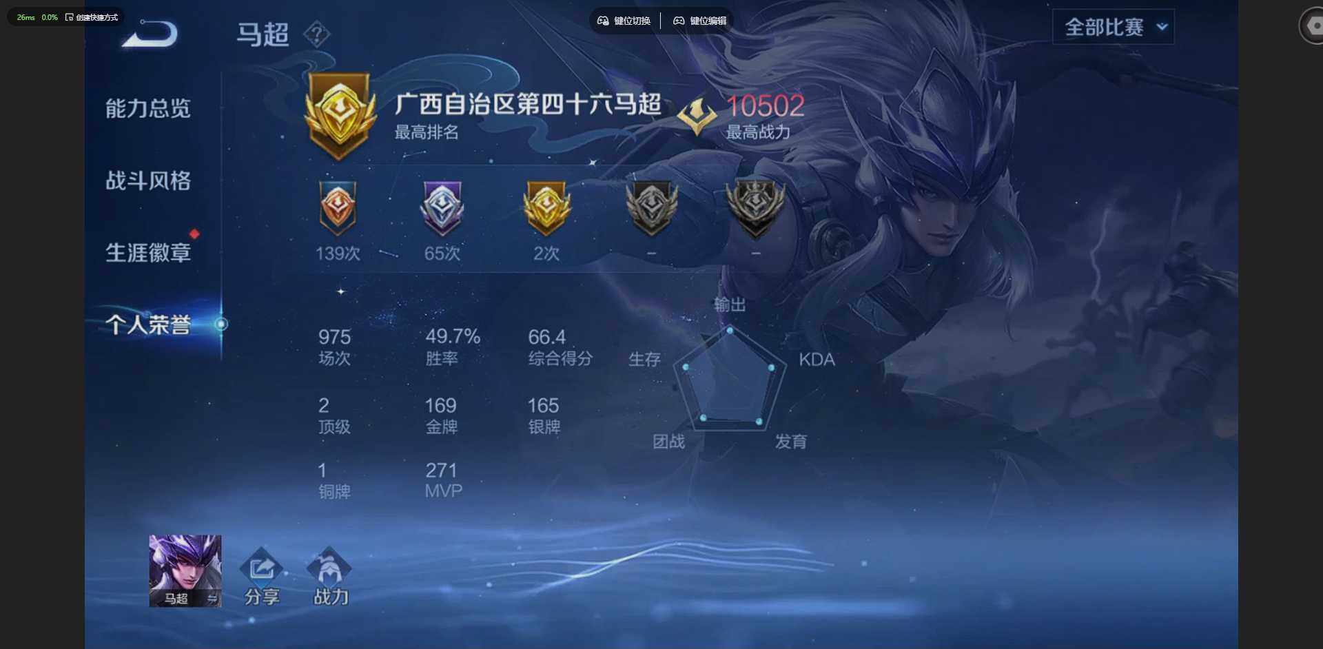 WZLX4340803王者荣耀账号详情图8