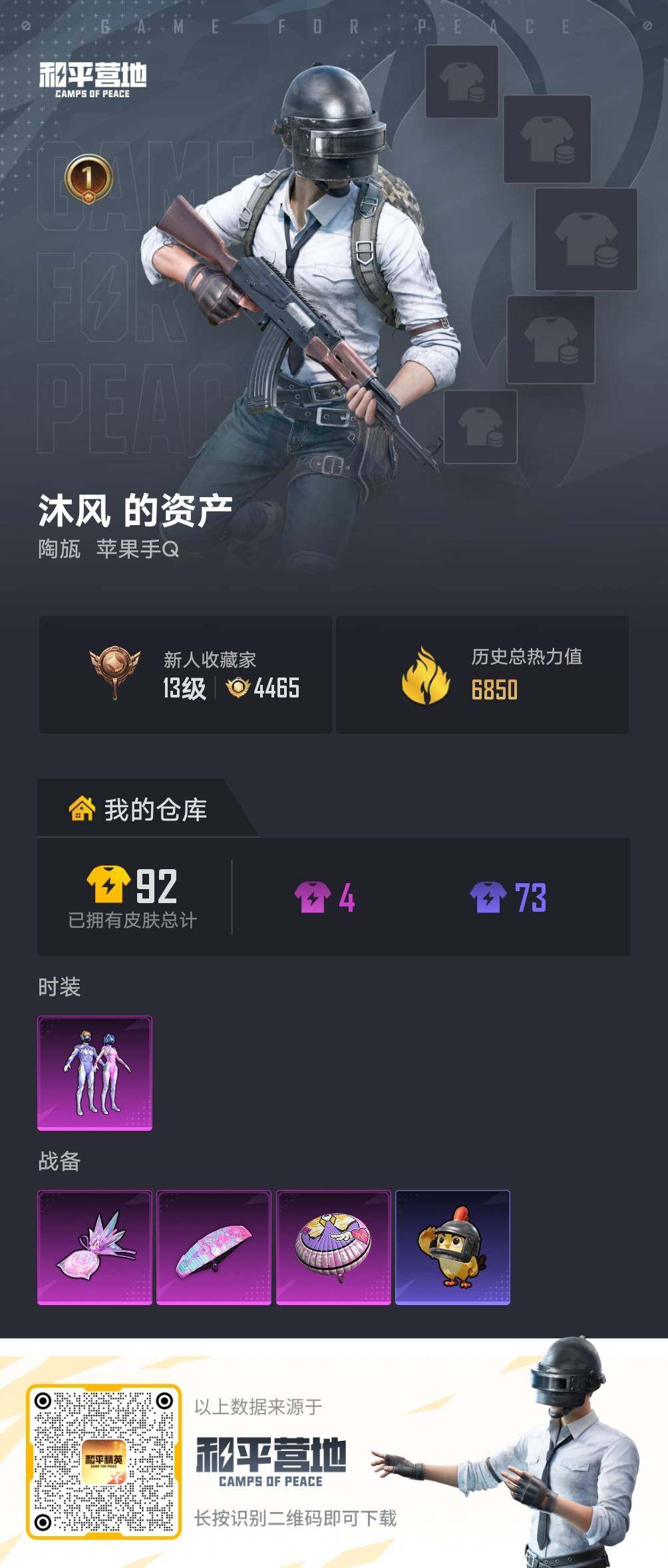 HPLE4196976和平精英账号详情图3