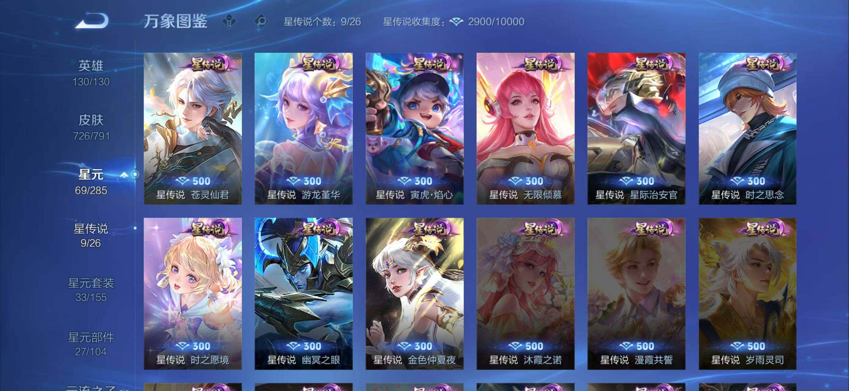 WZLX4340126王者荣耀账号详情图19