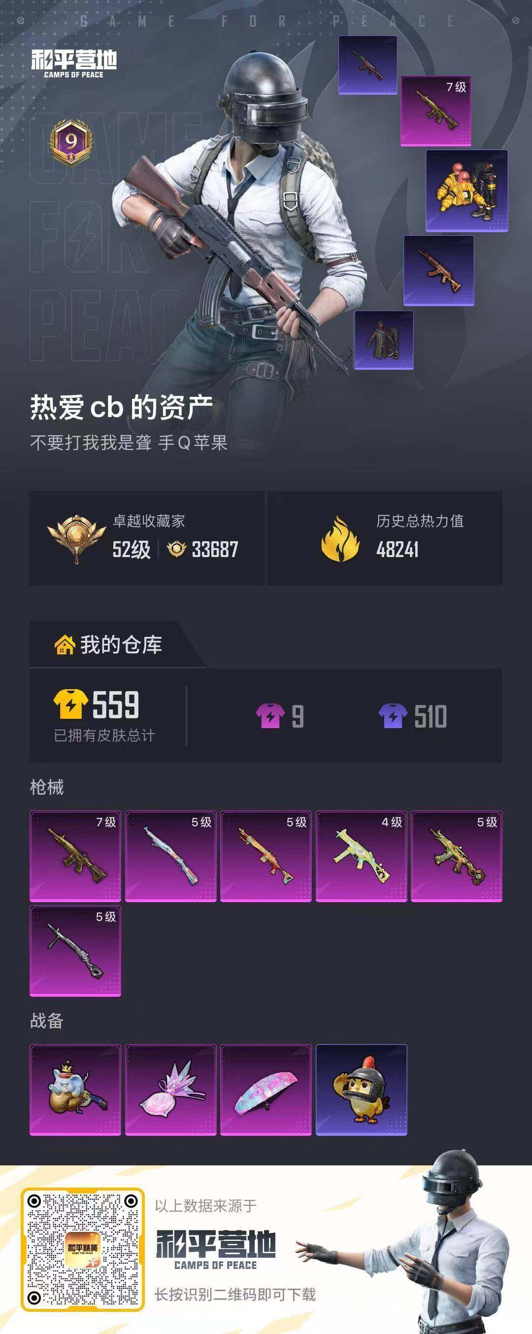 HPLX4197423和平精英账号详情图2