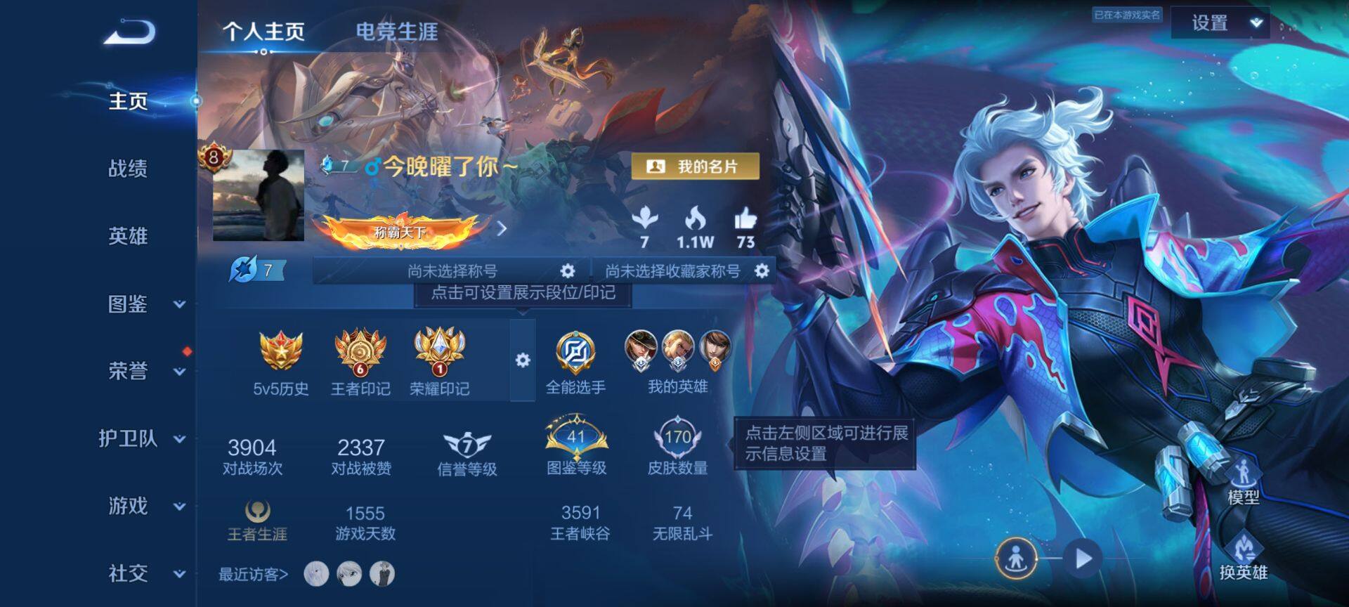 WZQM4340973王者荣耀账号详情图3