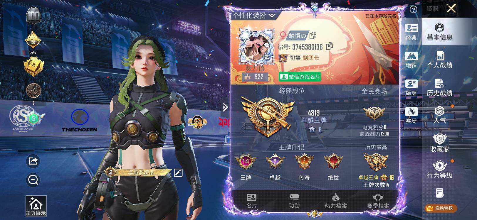 HPLX4197395和平精英账号详情图8