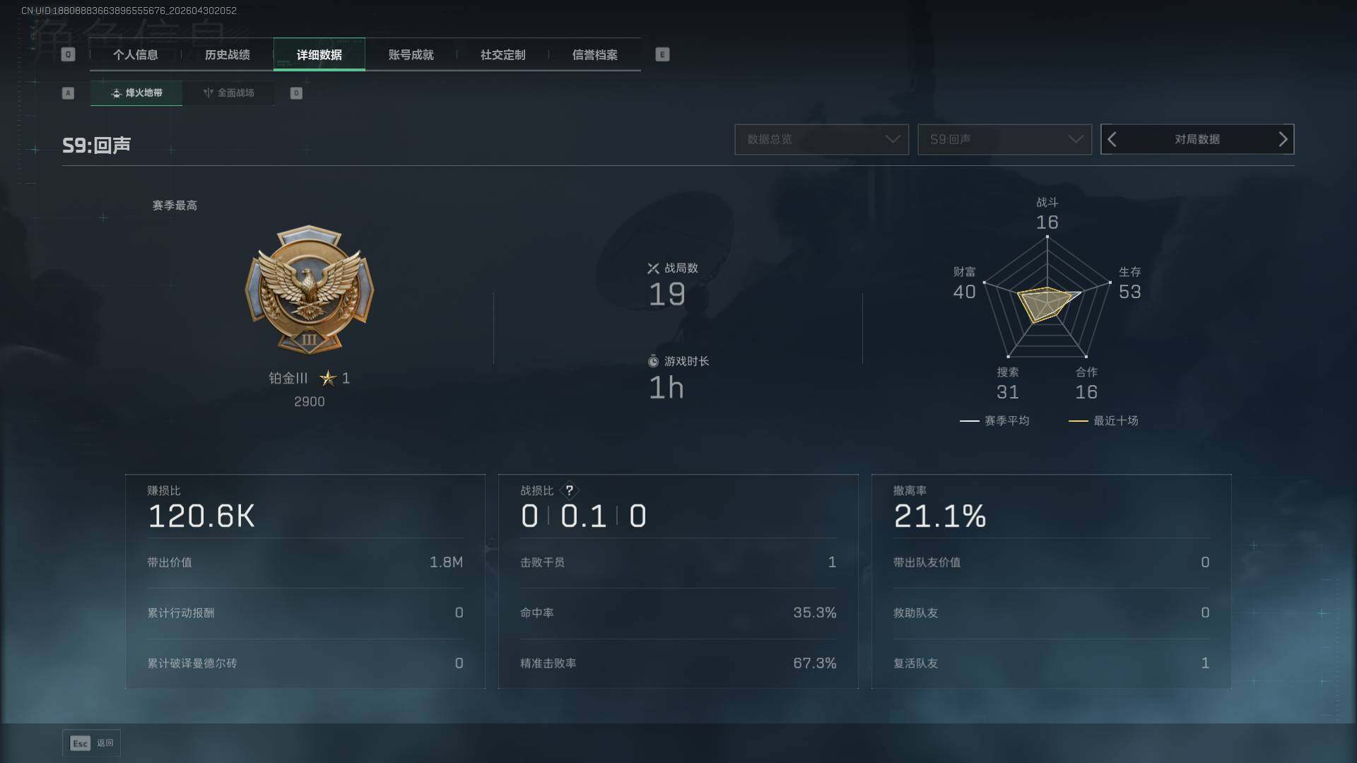 SJZEY4110522三角洲行动账号详情图5