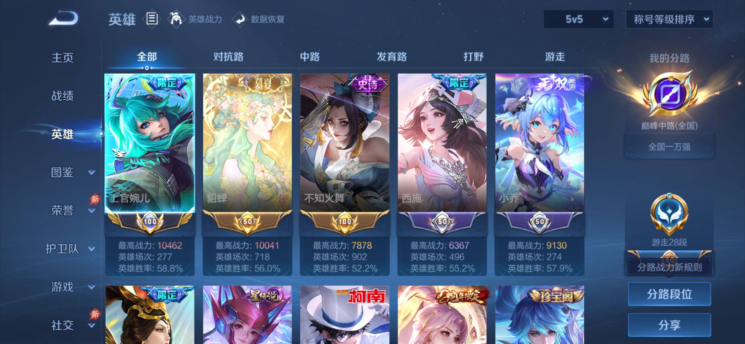WZCMY4343925王者荣耀账号详情图5