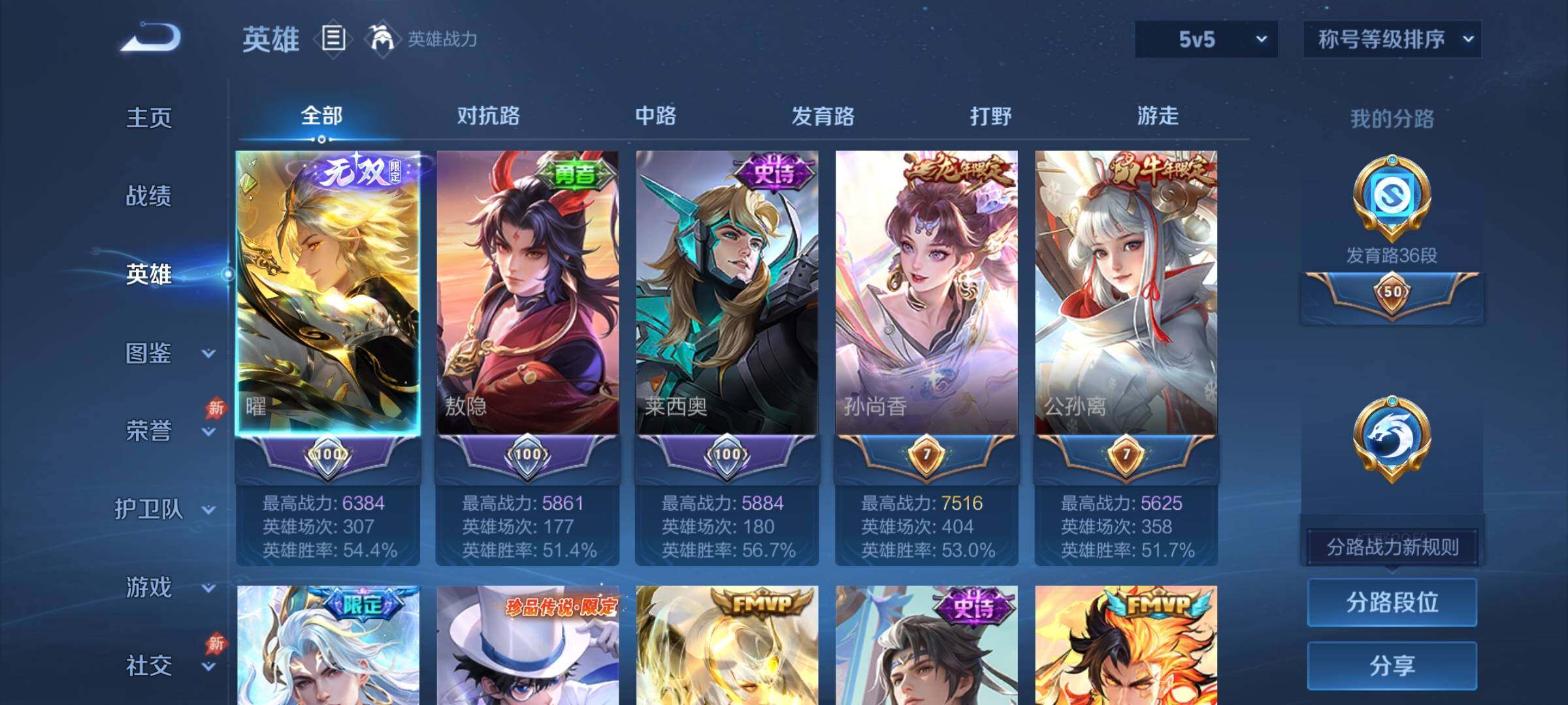 WZLX4343773王者荣耀账号详情图3