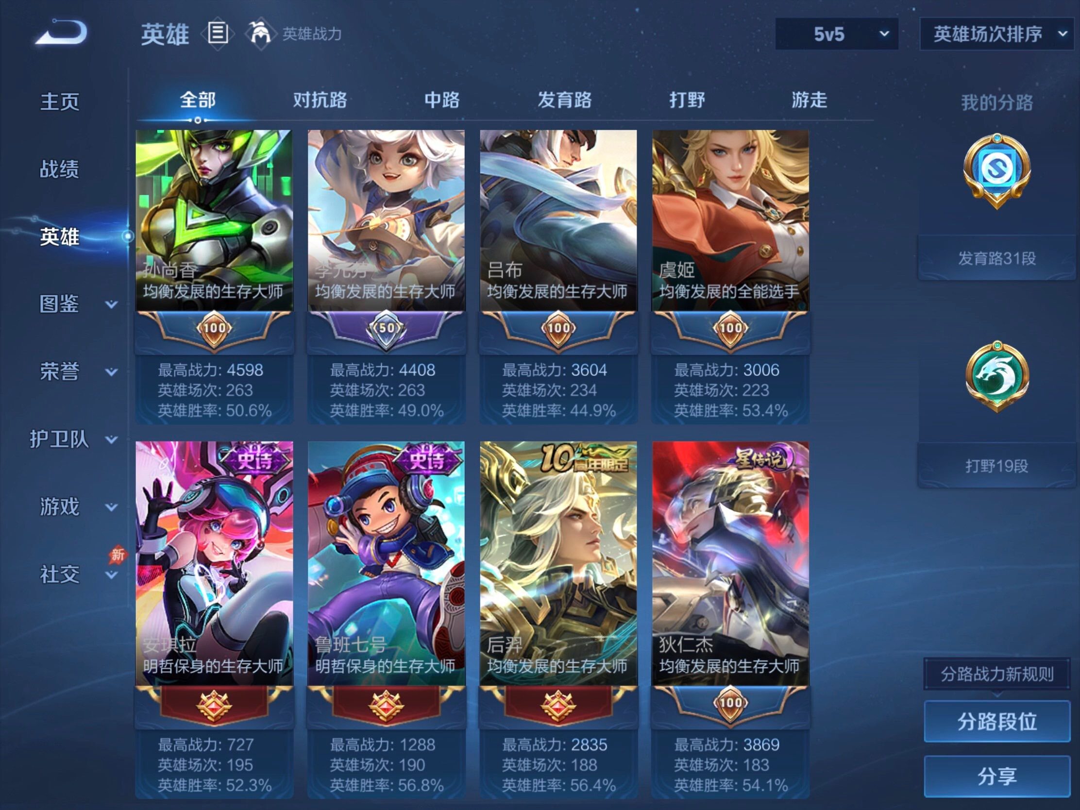 WZJM4348823王者荣耀账号详情图13