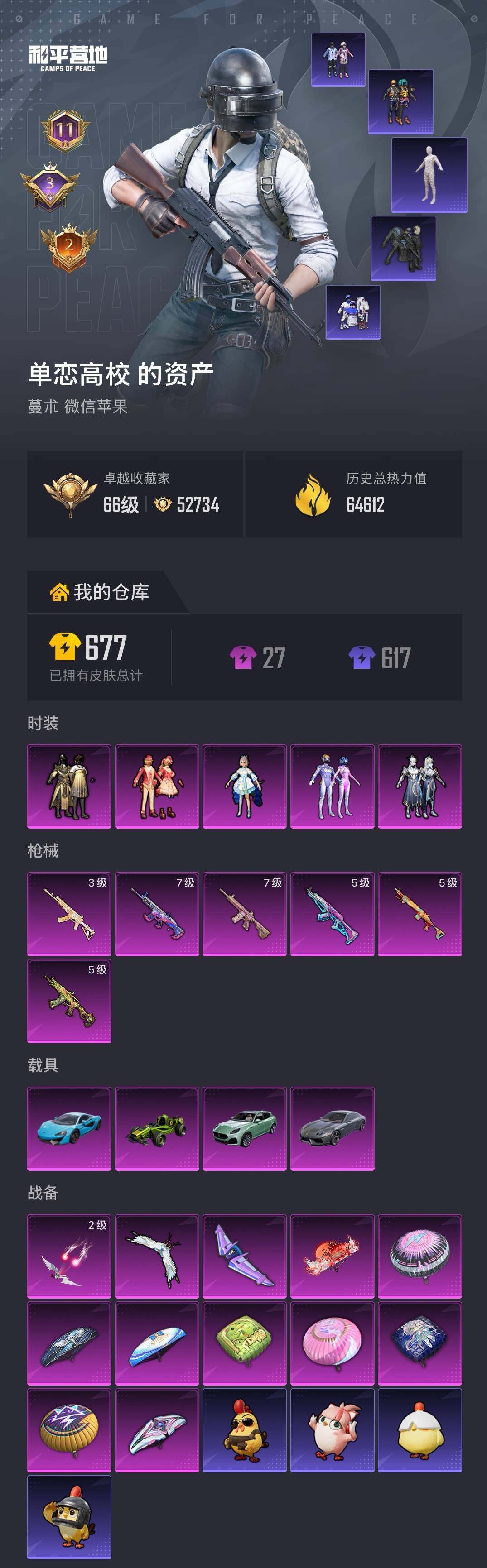 HPLX4199872和平精英账号详情图6 HPLX4199872和平精英账号详情图6