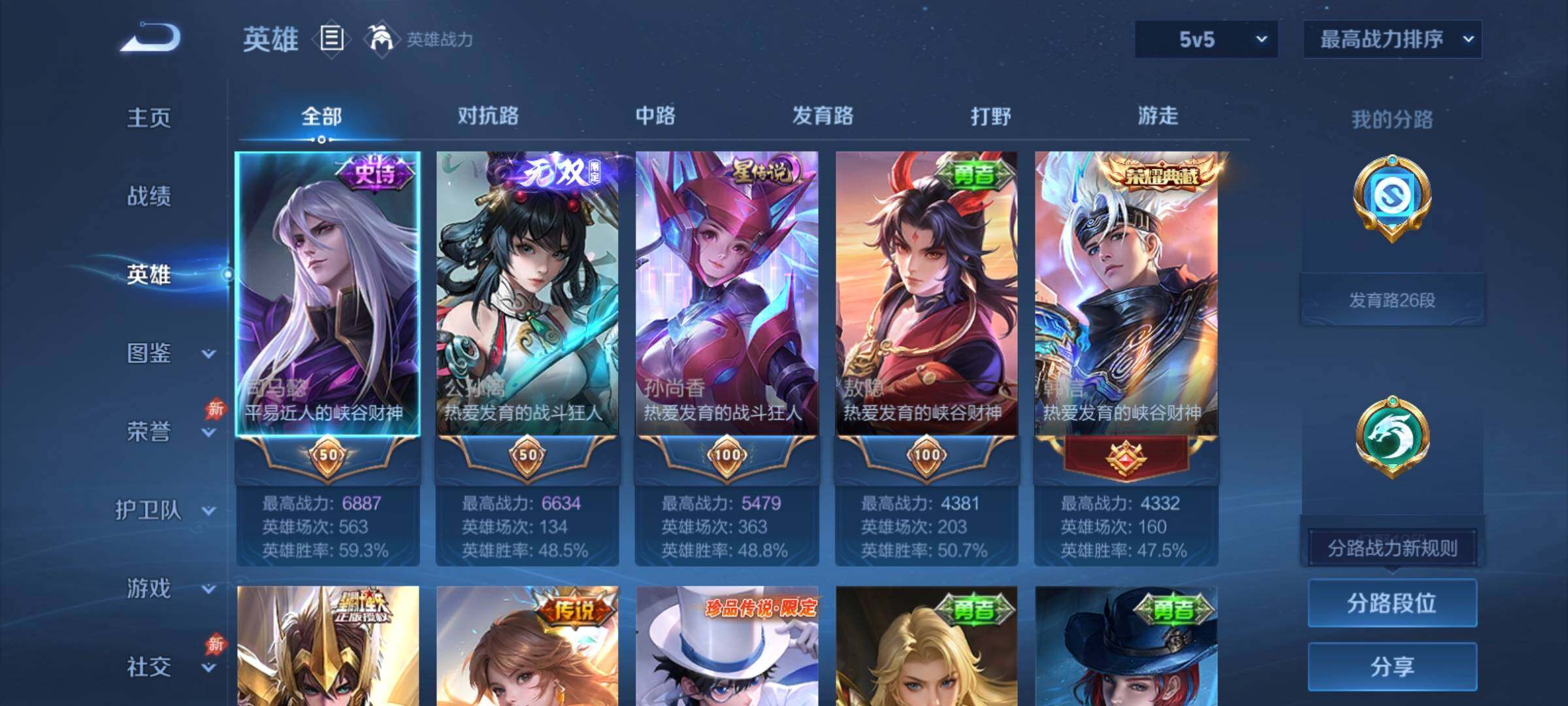 WZCMY4362546王者荣耀账号详情图3