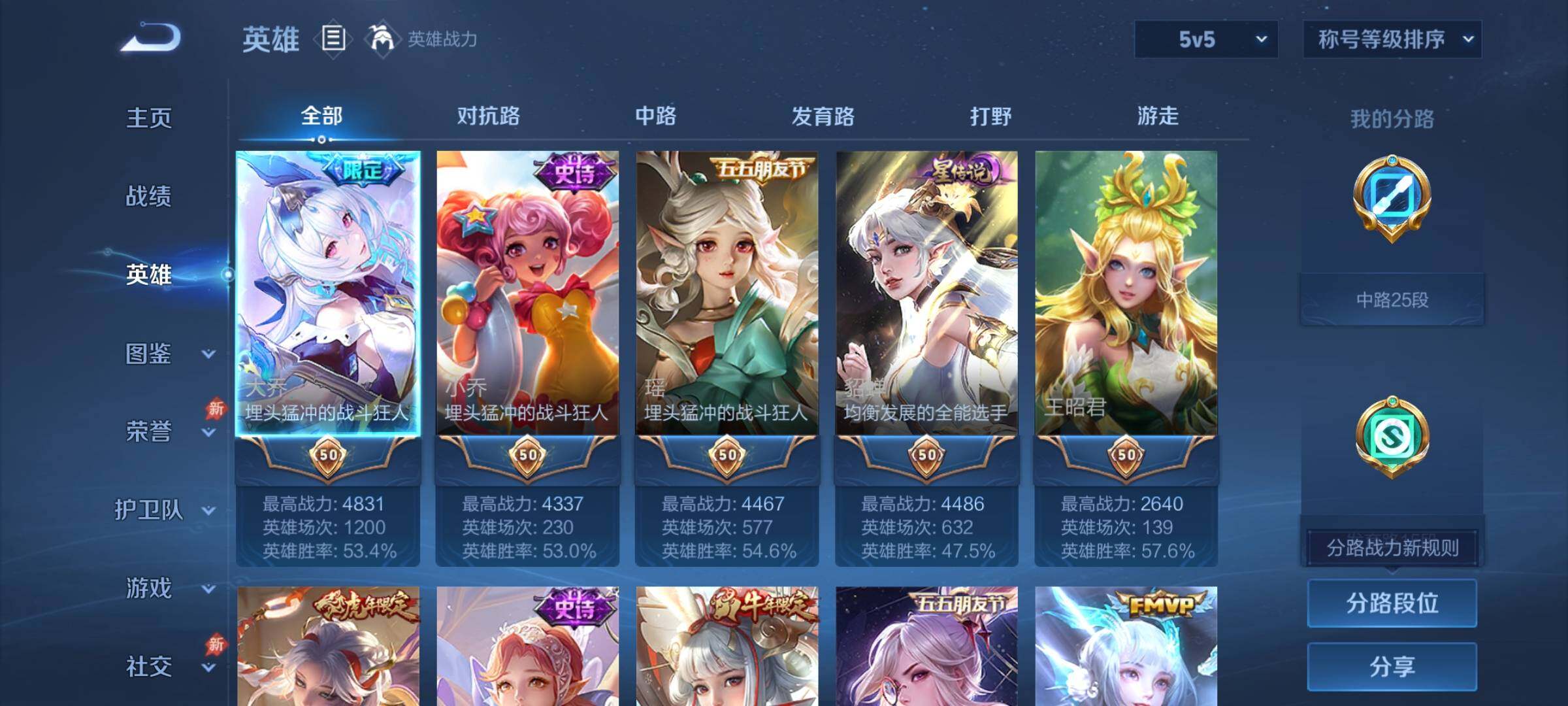 WZLX4344451王者荣耀账号详情图3