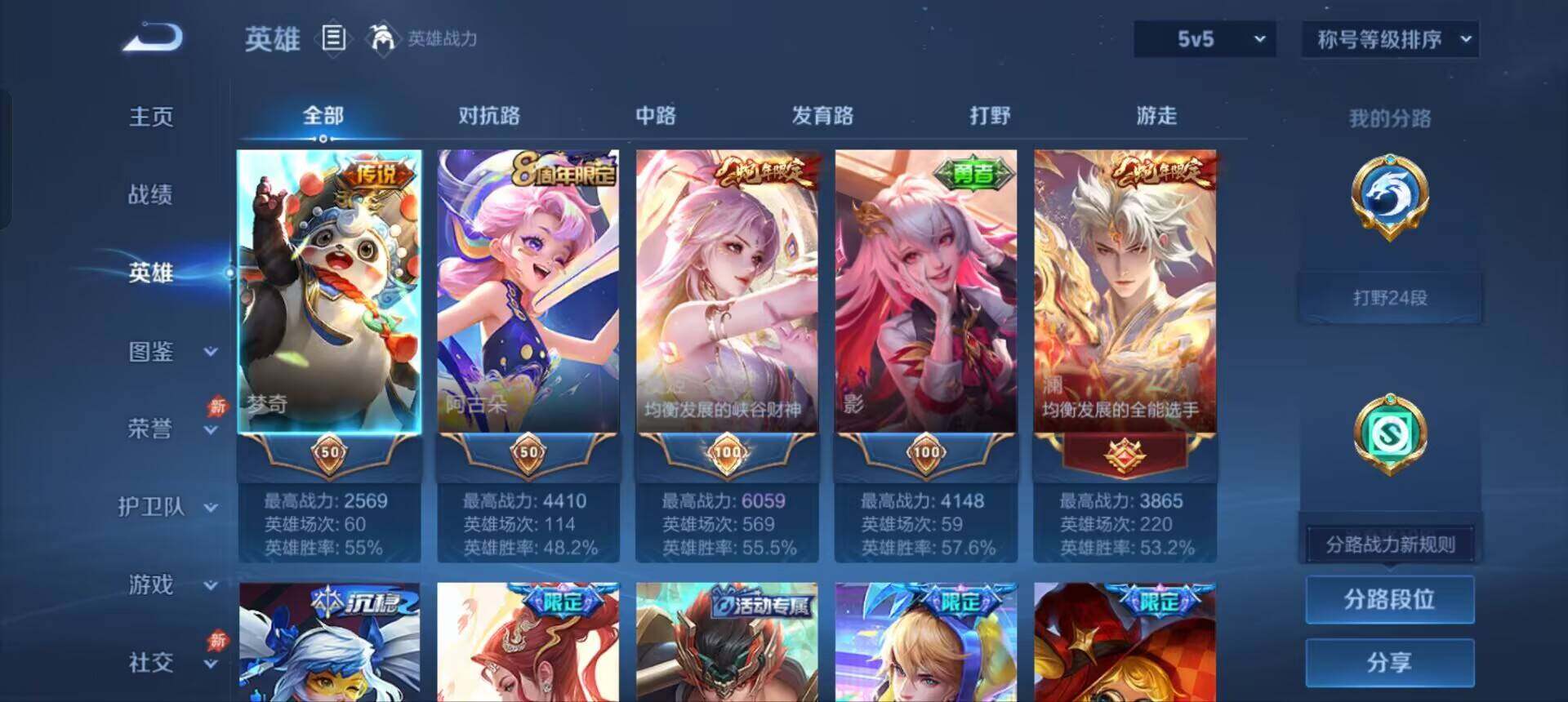 WZQM4344600王者荣耀账号详情图3