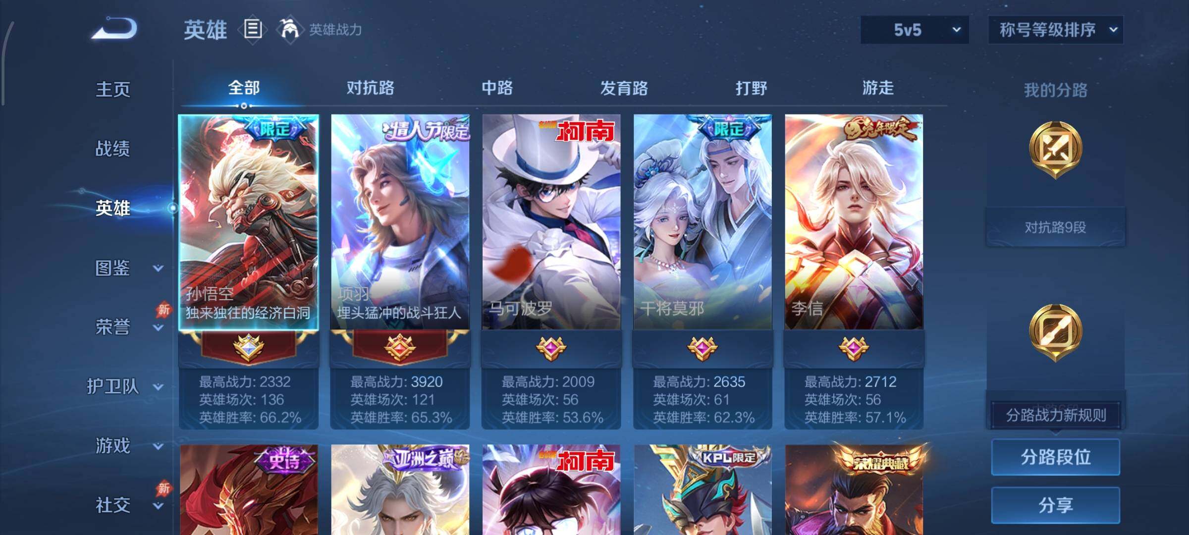 WZLX4346246王者荣耀账号详情图3