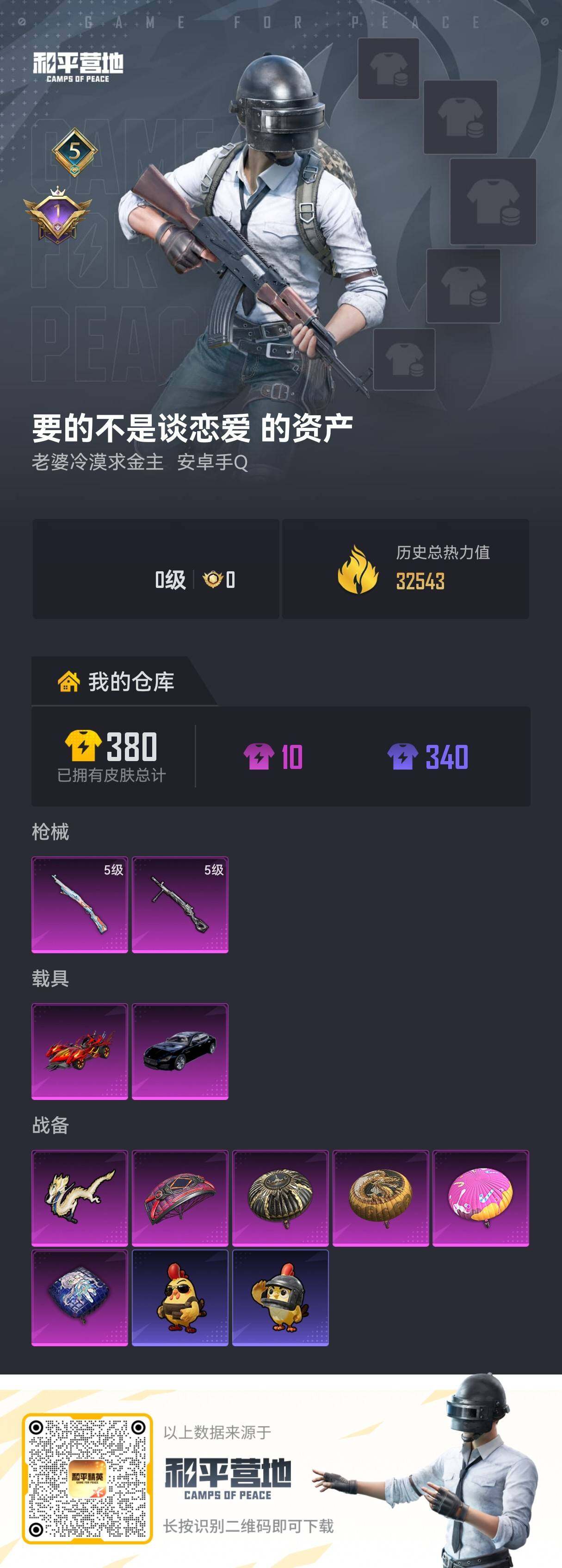 HPLX4200379和平精英账号详情图2