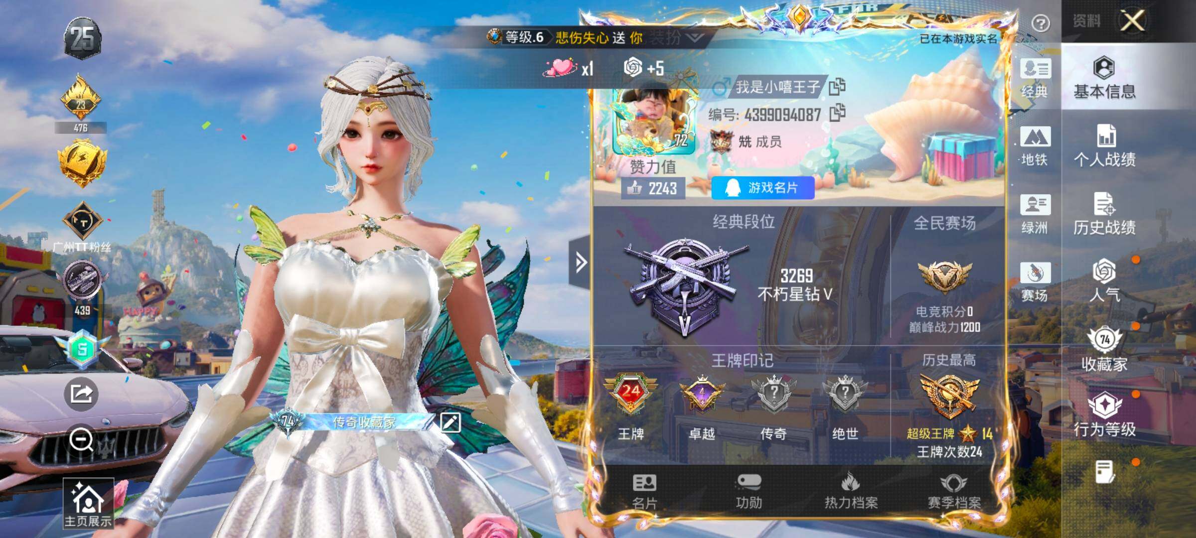 HPLX4203184和平精英账号详情图2