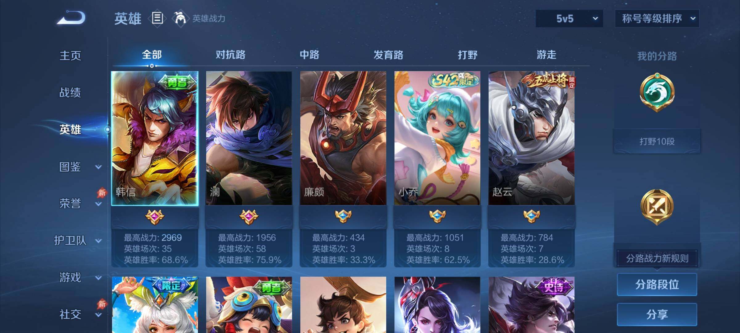WZLX4346341王者荣耀账号详情图3