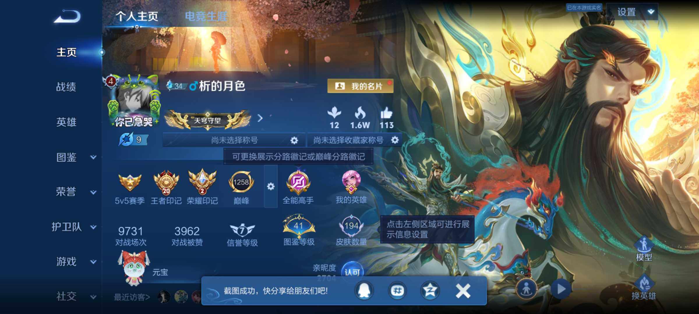 WZJM4348648王者荣耀账号详情图7